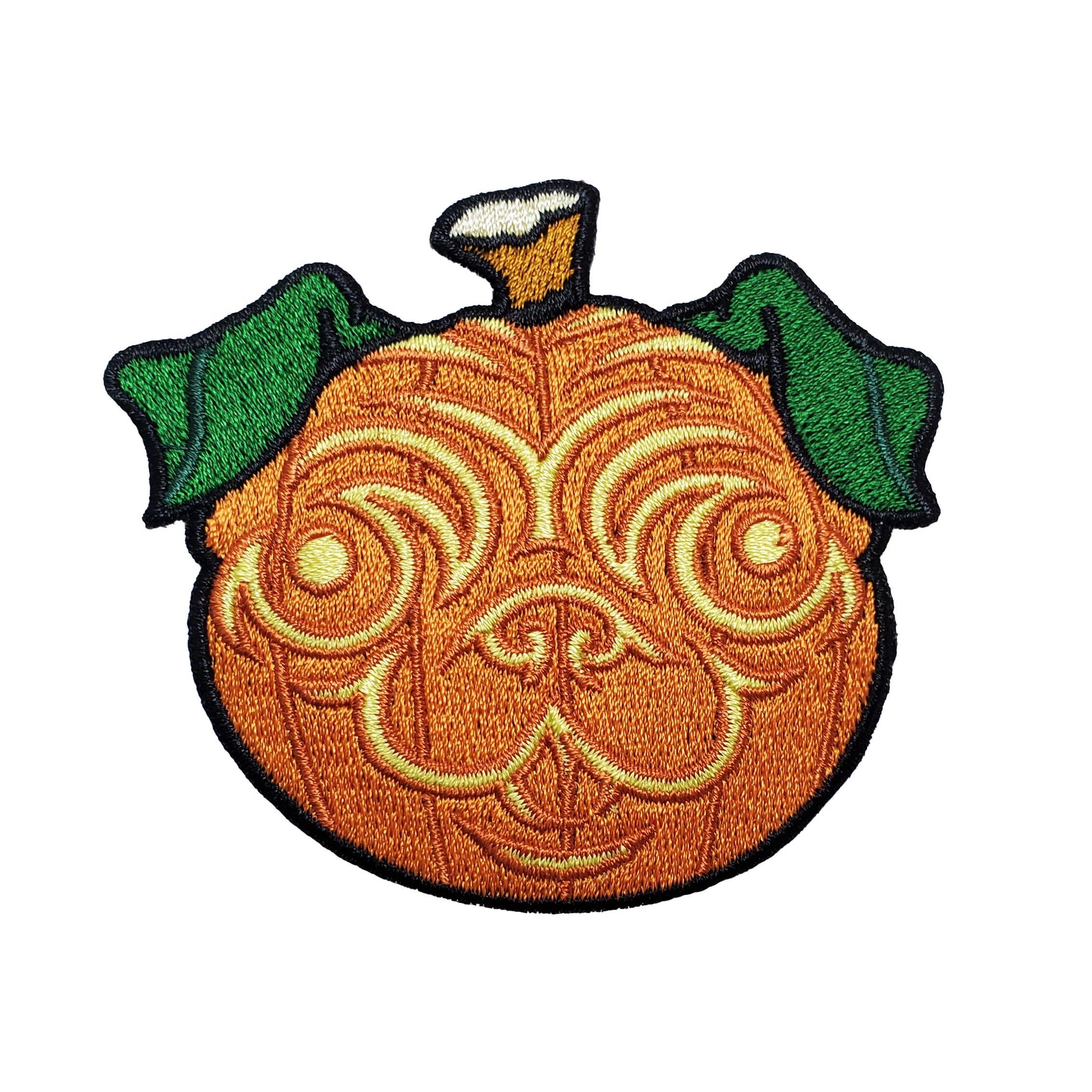 Pumpkin Pug Patch - Kolorspun Enamel Pins