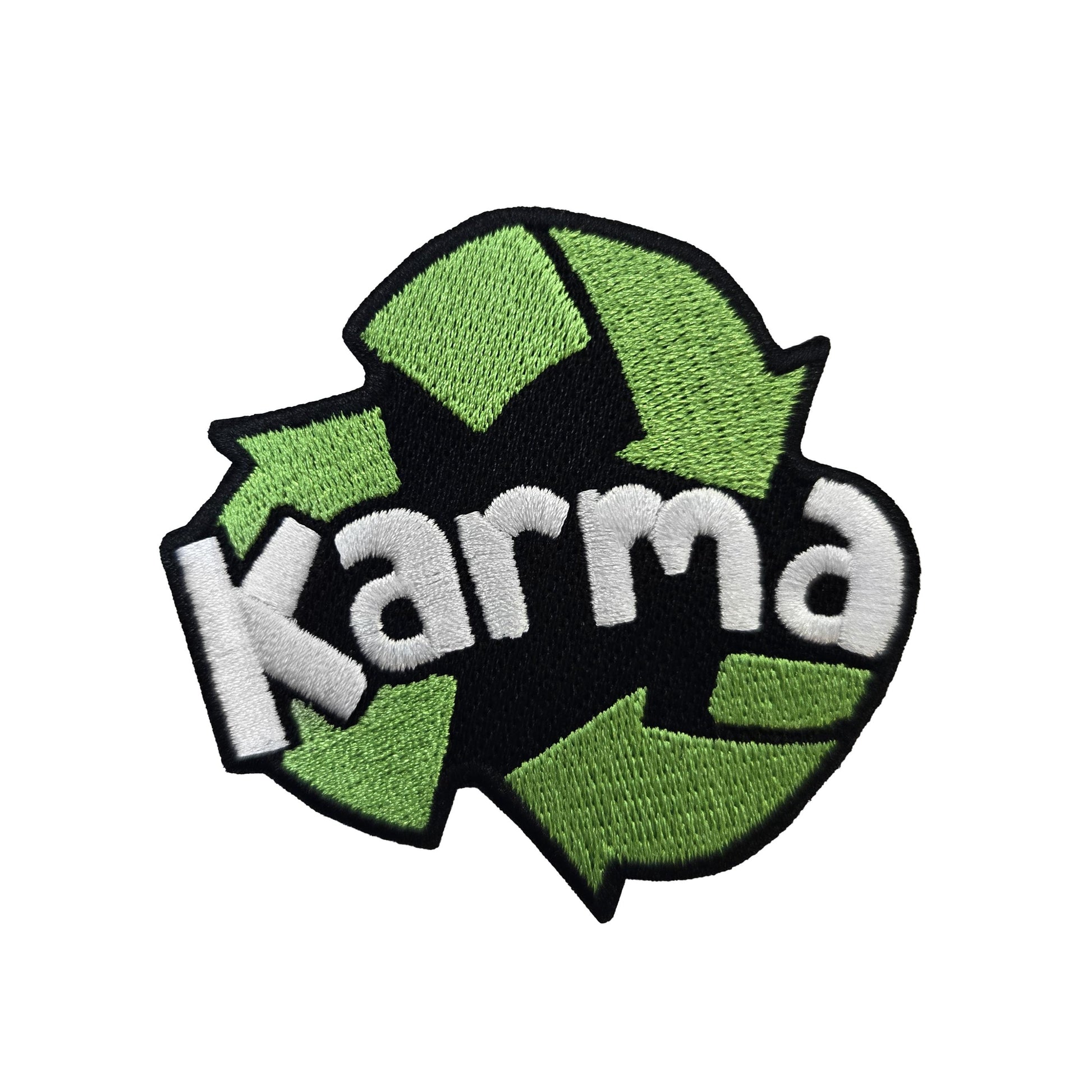 Karma Recycling Patch - Kolorspun Enamel Pins