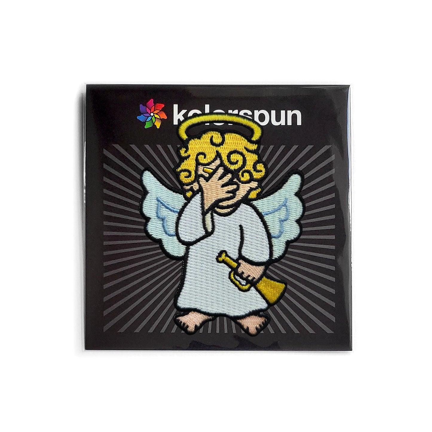 Disappointed Angel Patch - Kolorspun Enamel Pins