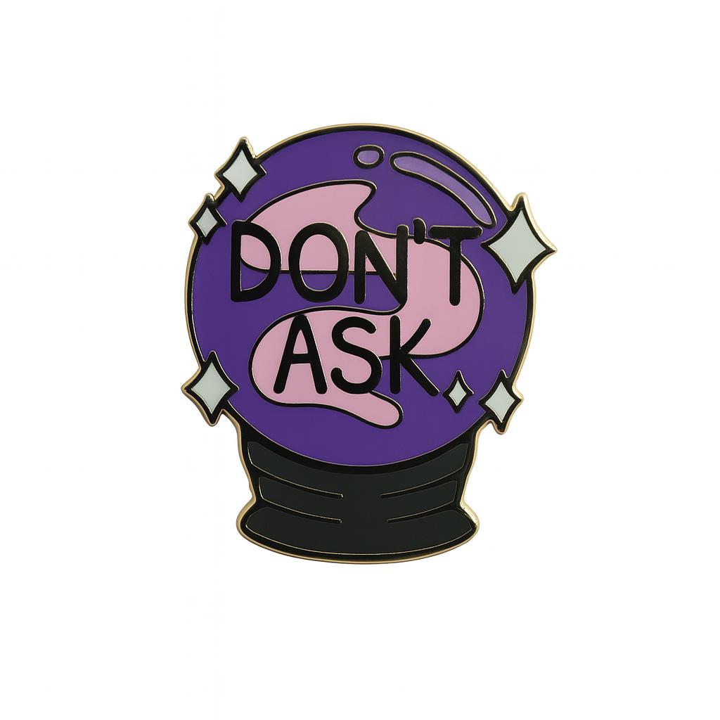 Crystal Ball Golf Ball Marker - Kolorspun Enamel Pins