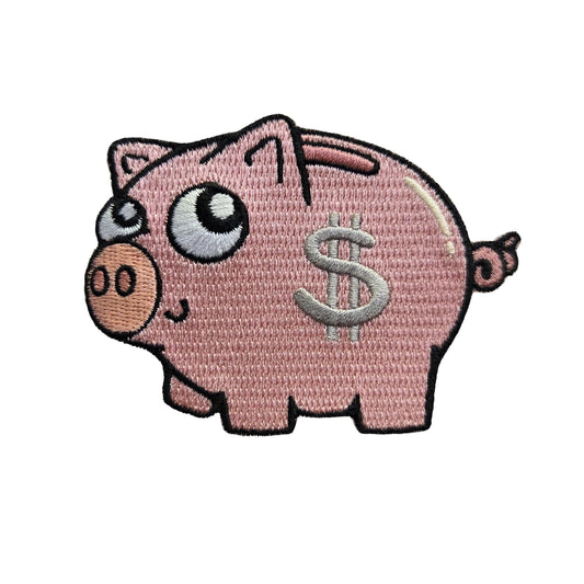 Piggy Bank Patch - Kolorspun Enamel Pins