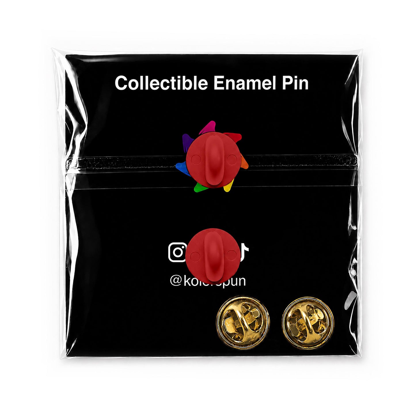 Cherries Hard Enamel Pin - Kolorspun Enamel Pins
