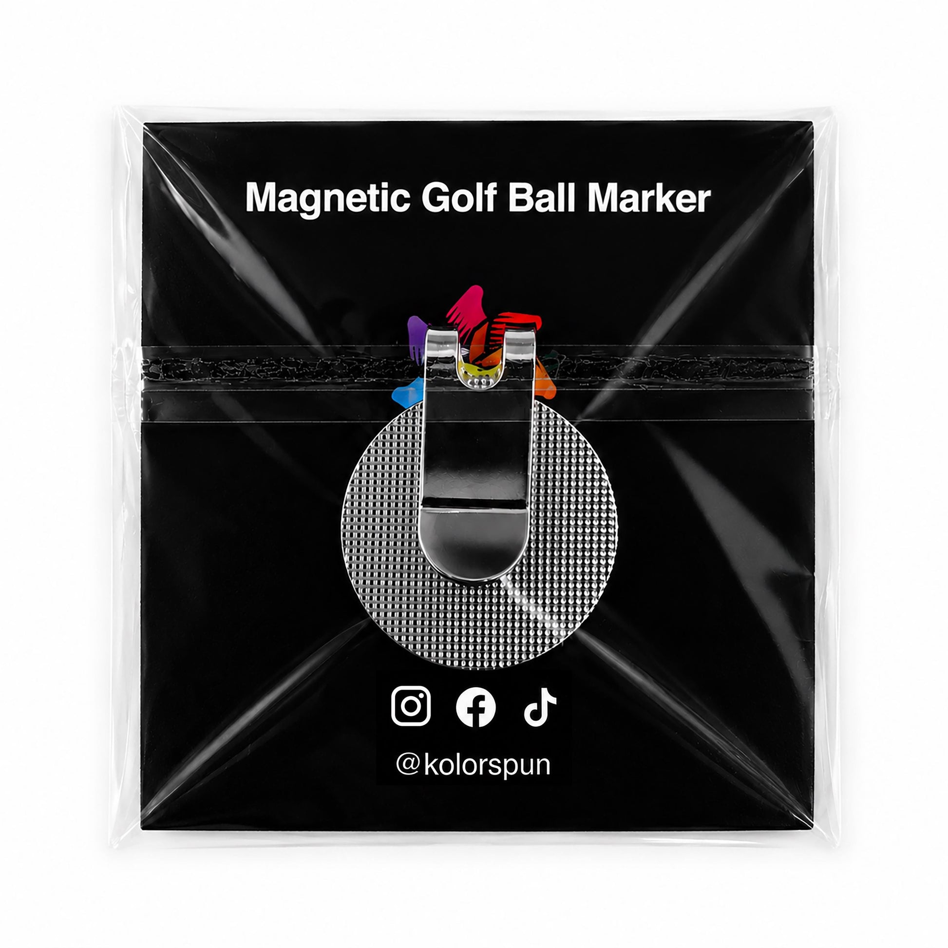 Cryptid Camping Golf Ball Marker - Kolorspun Enamel Pins