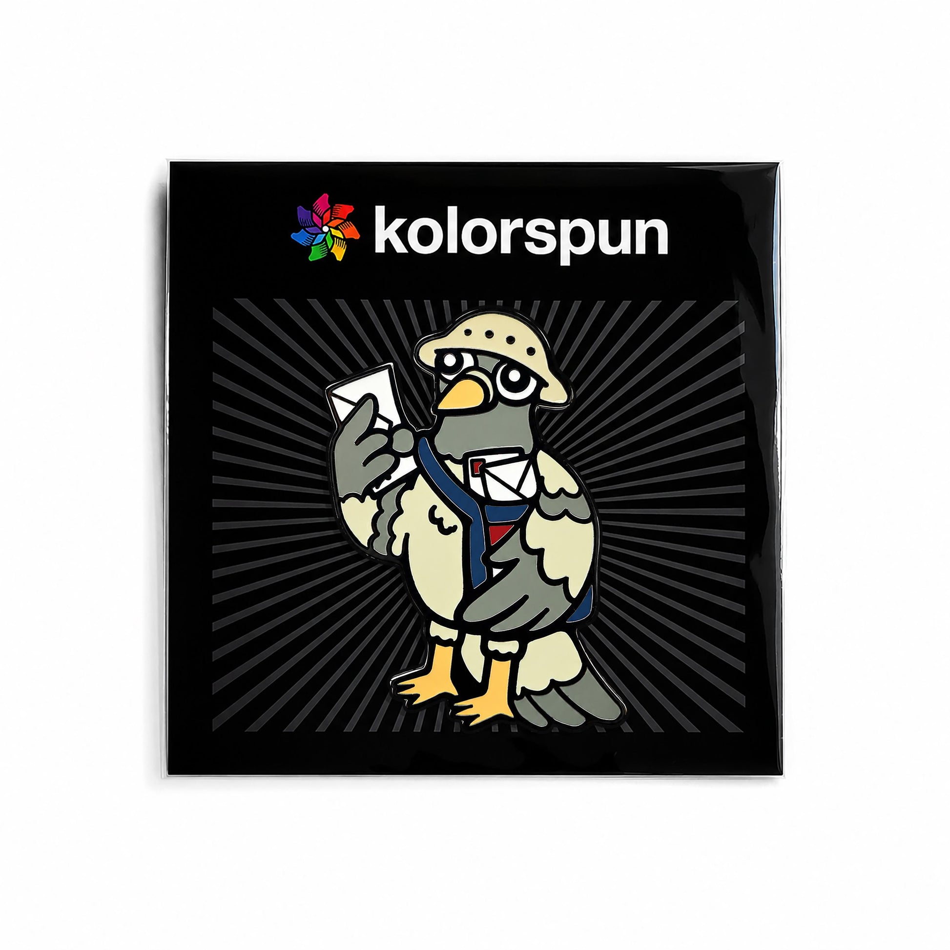 Mail Carrier Pigeon Golf Ball Marker - Kolorspun Enamel Pins