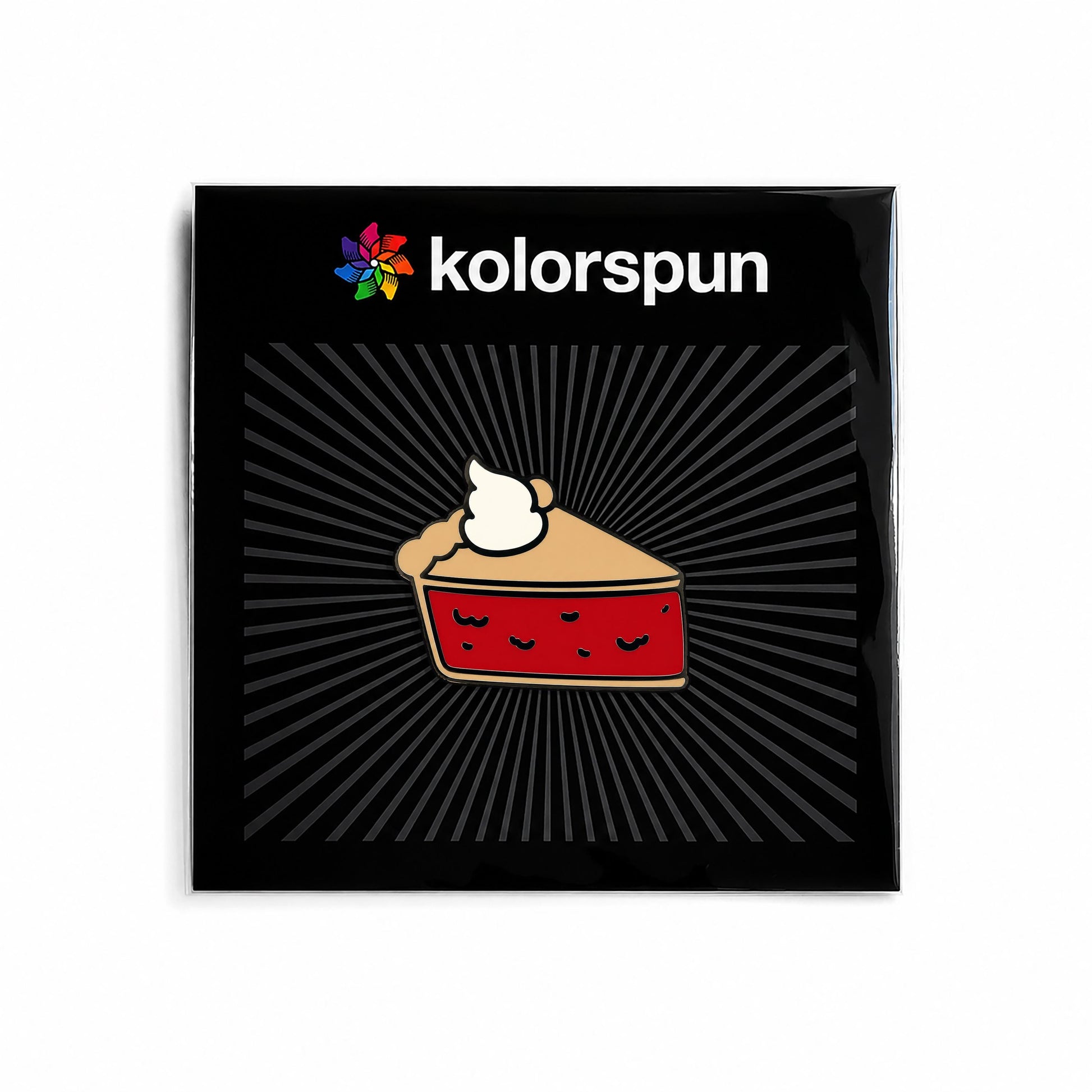 Pie Slice Golf Ball Marker - Kolorspun Enamel Pins