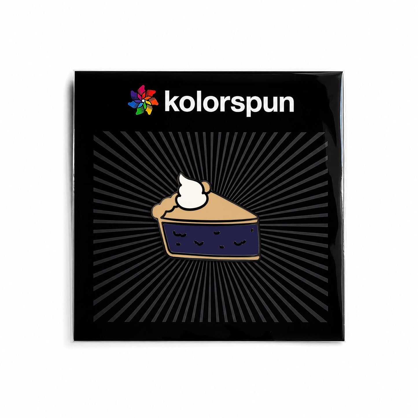 Pie Slice Golf Ball Marker - Kolorspun Enamel Pins
