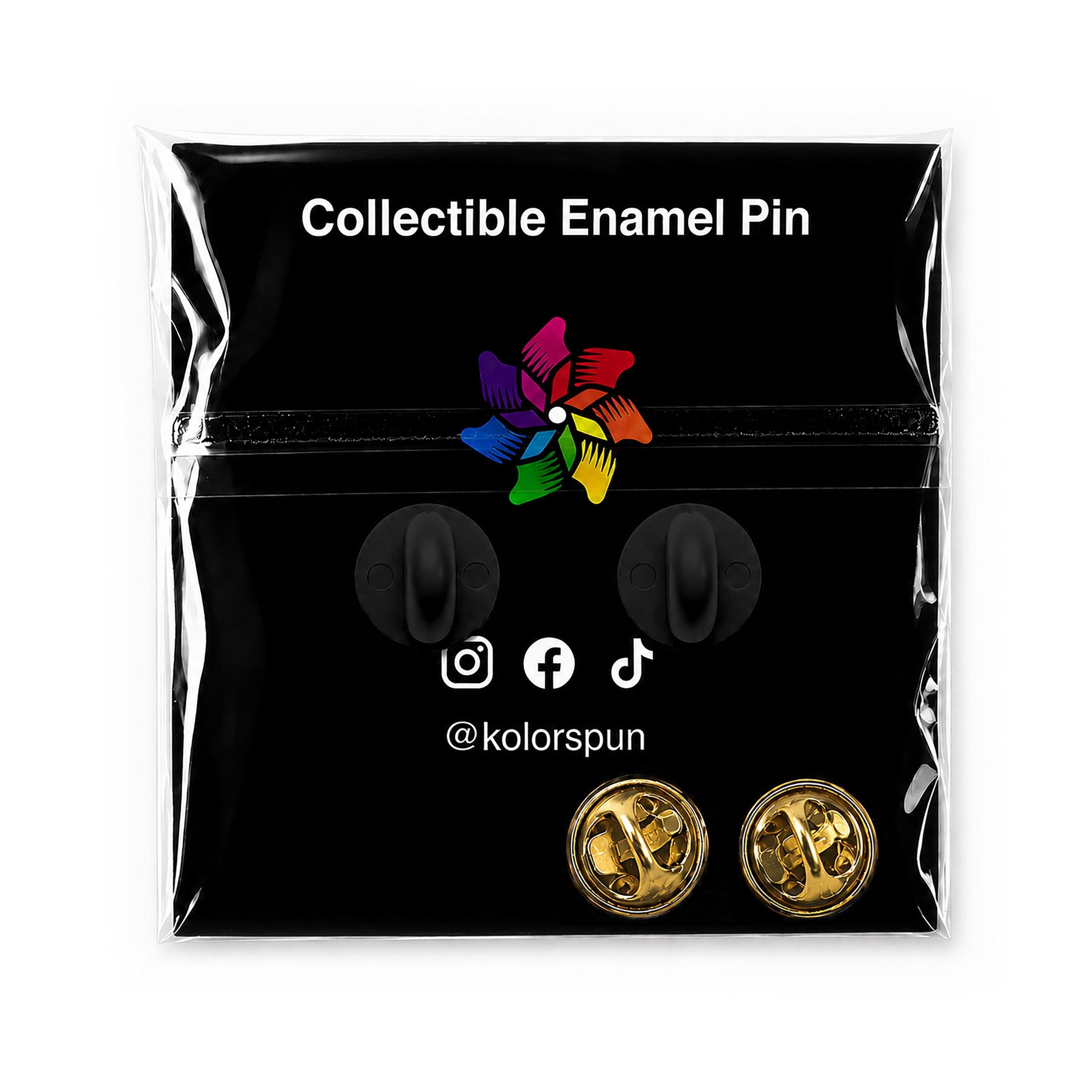 Introvert Hard Enamel Pin - Kolorspun Enamel Pins