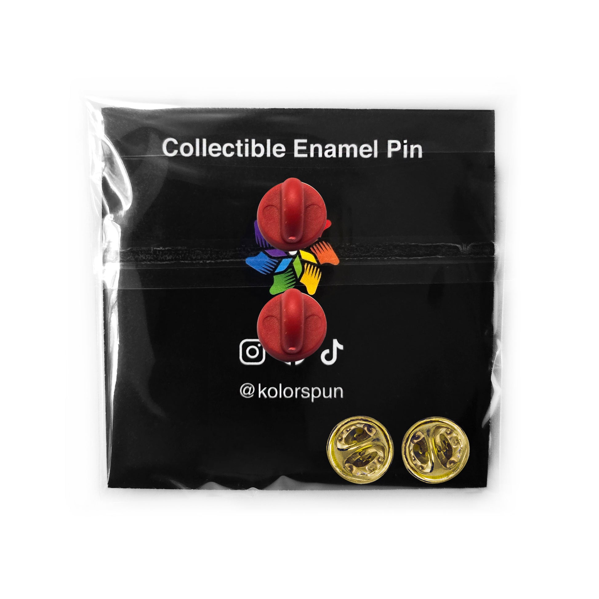 Crab Rangoon Pin - Kolorspun Enamel Pins