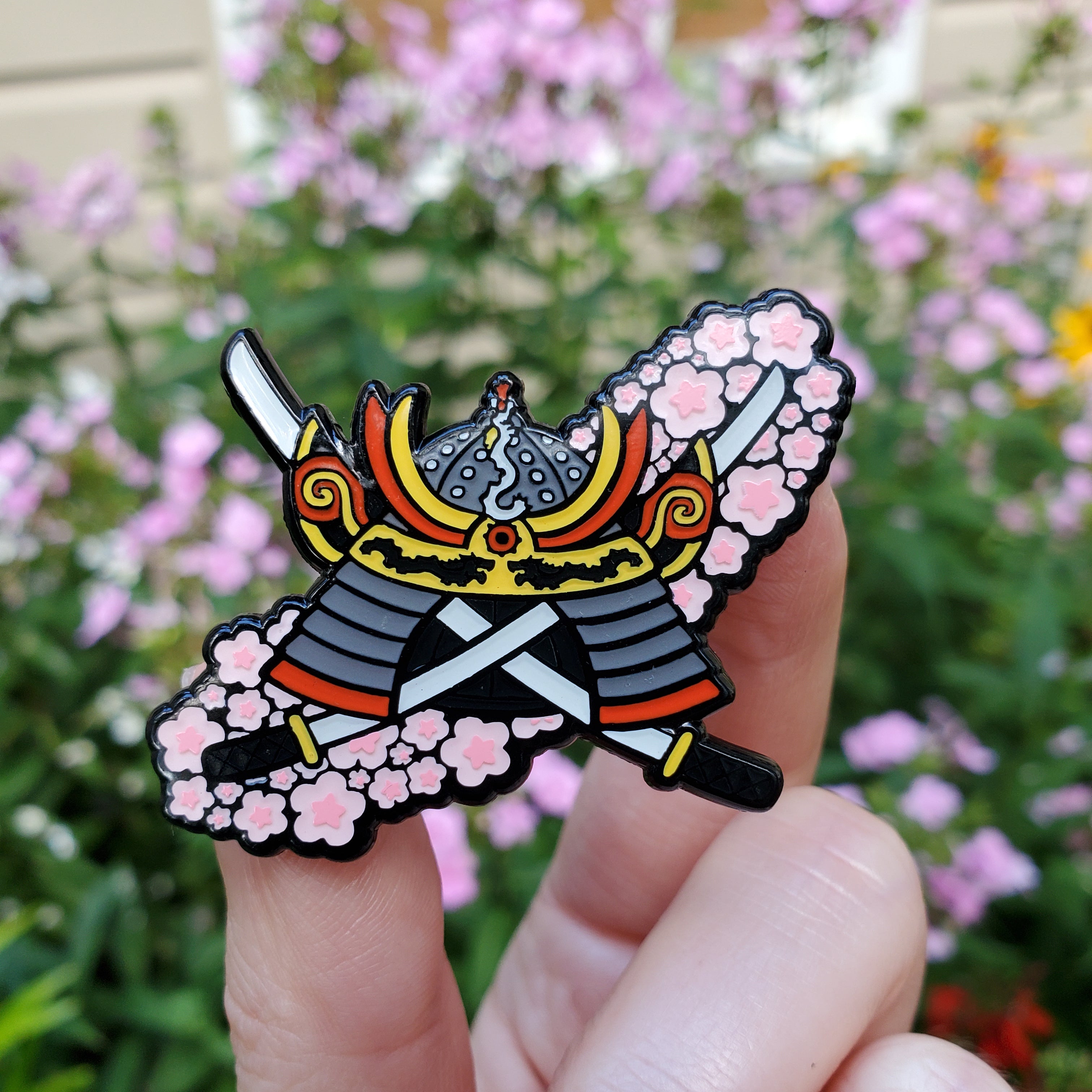 Sakura Samurai Pin – Kolorspun