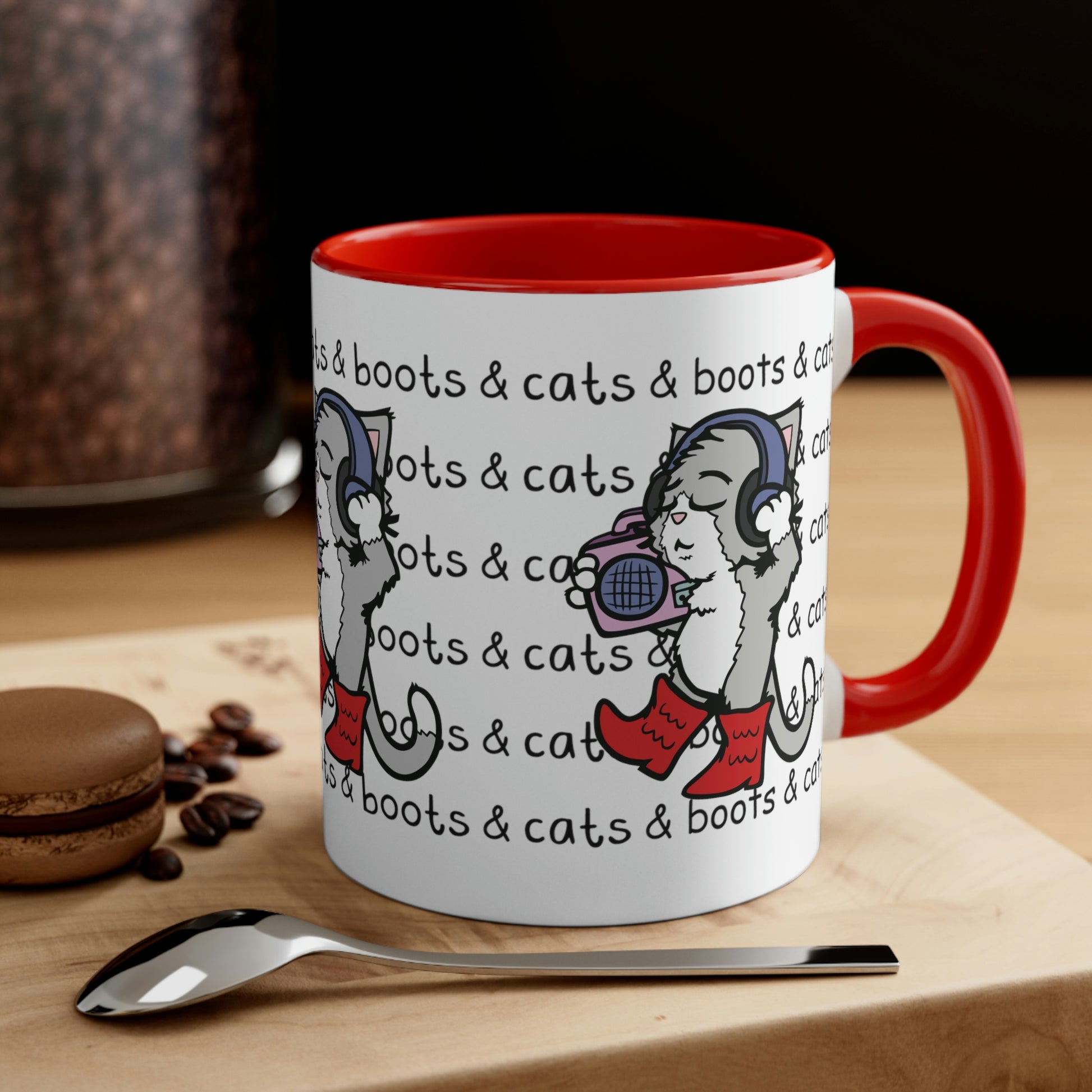 Boots & Cats Mug - Kolorspun Enamel Pins