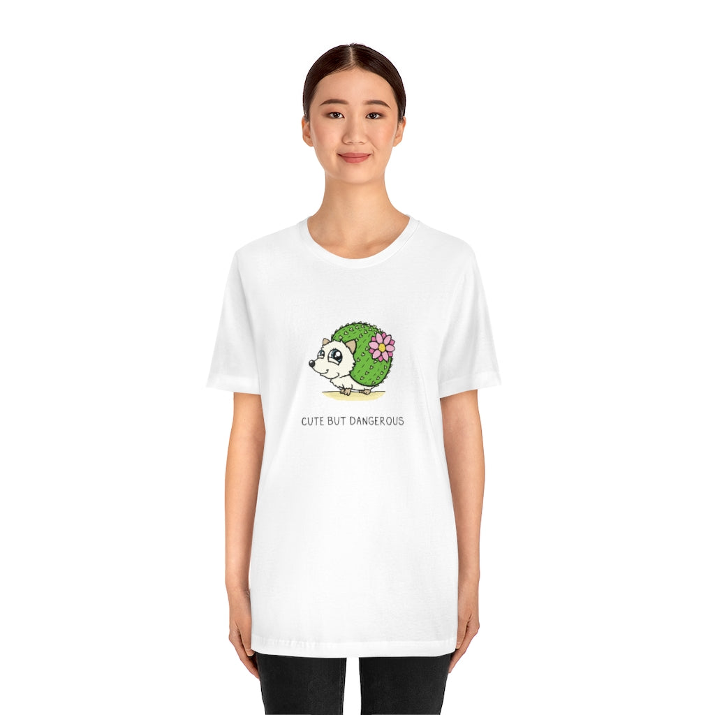 Cactus Hedgehog Shirt - Kolorspun Enamel Pins