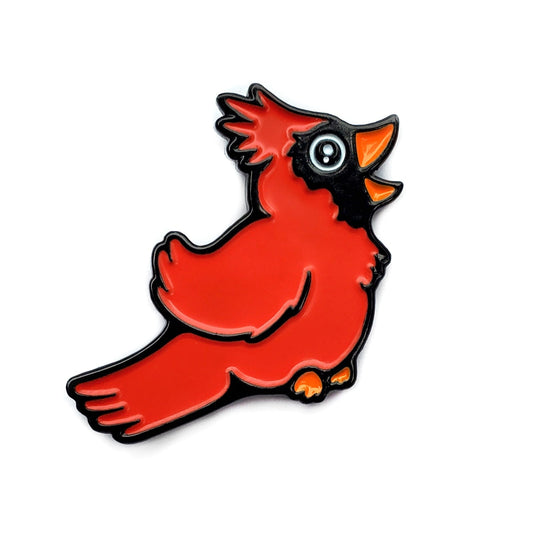 Cardinal Pin - Kolorspun Enamel Pins