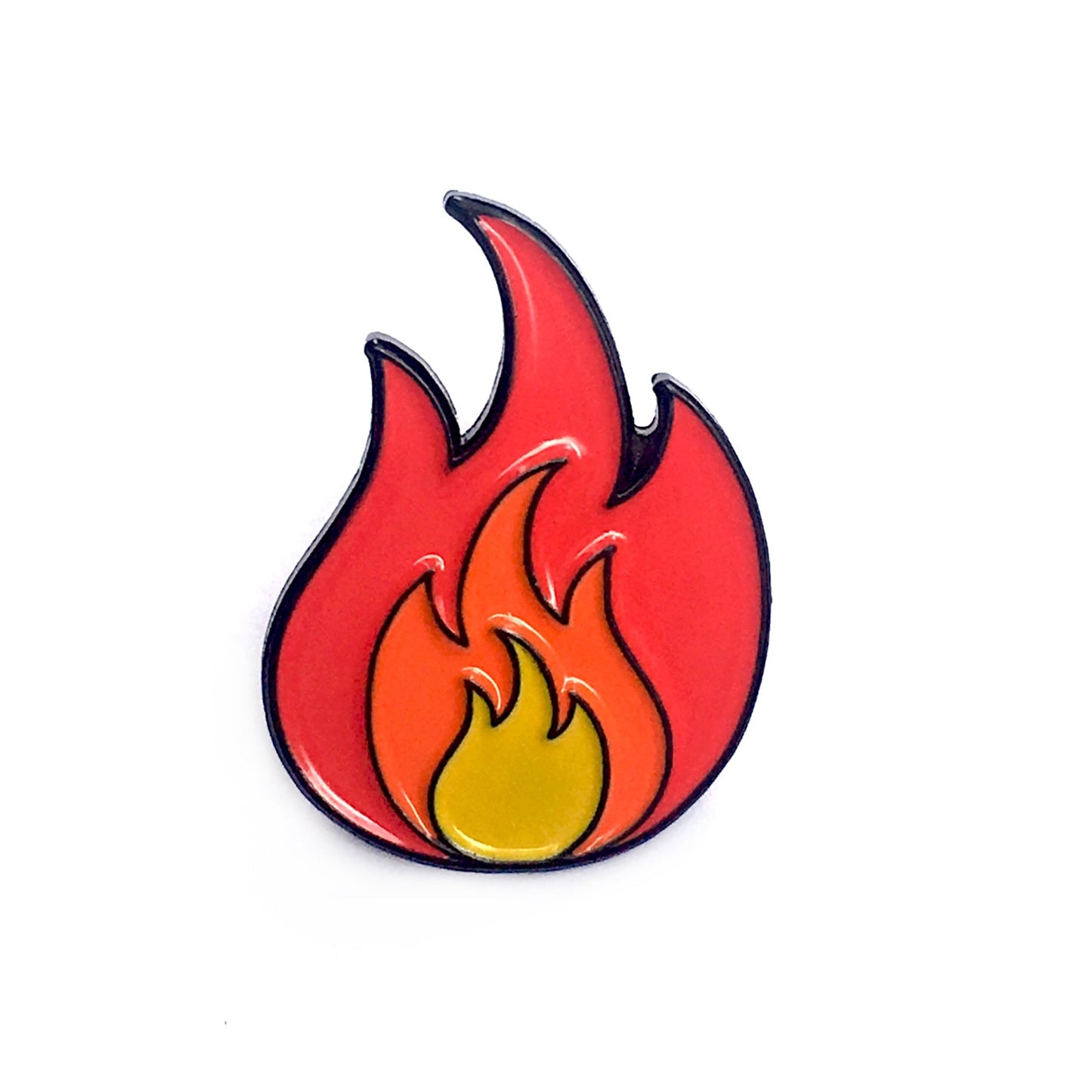 Fire Pin - Kolorspun Enamel Pins