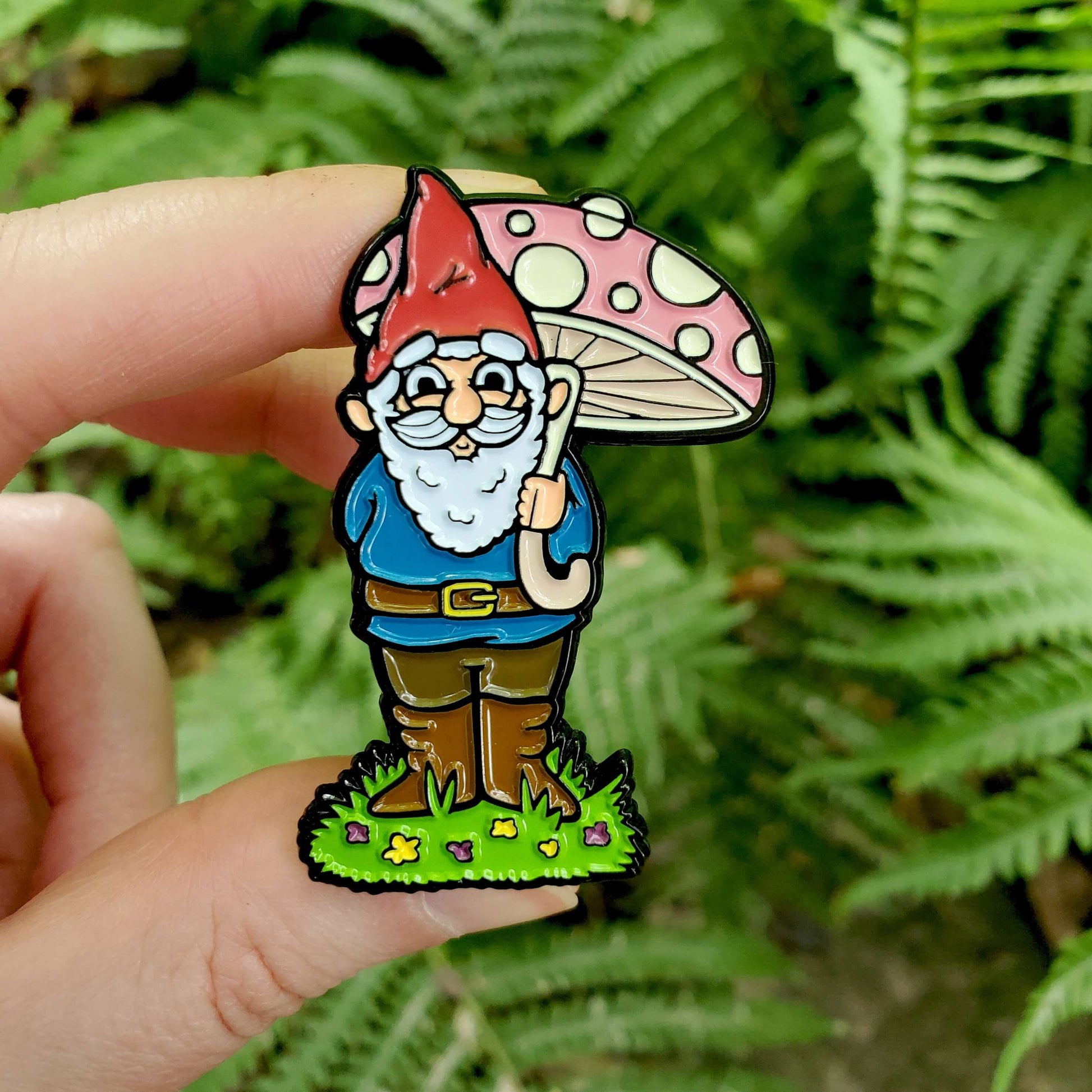 Garden Gnome Pin - Kolorspun Enamel Pins