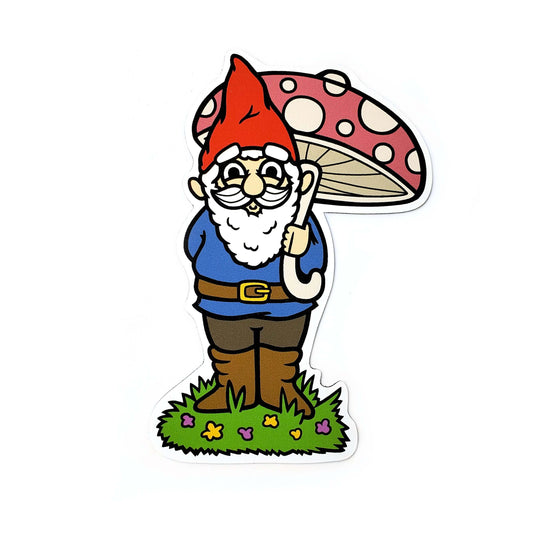 Garden Gnome Sticker - Kolorspun Enamel Pins