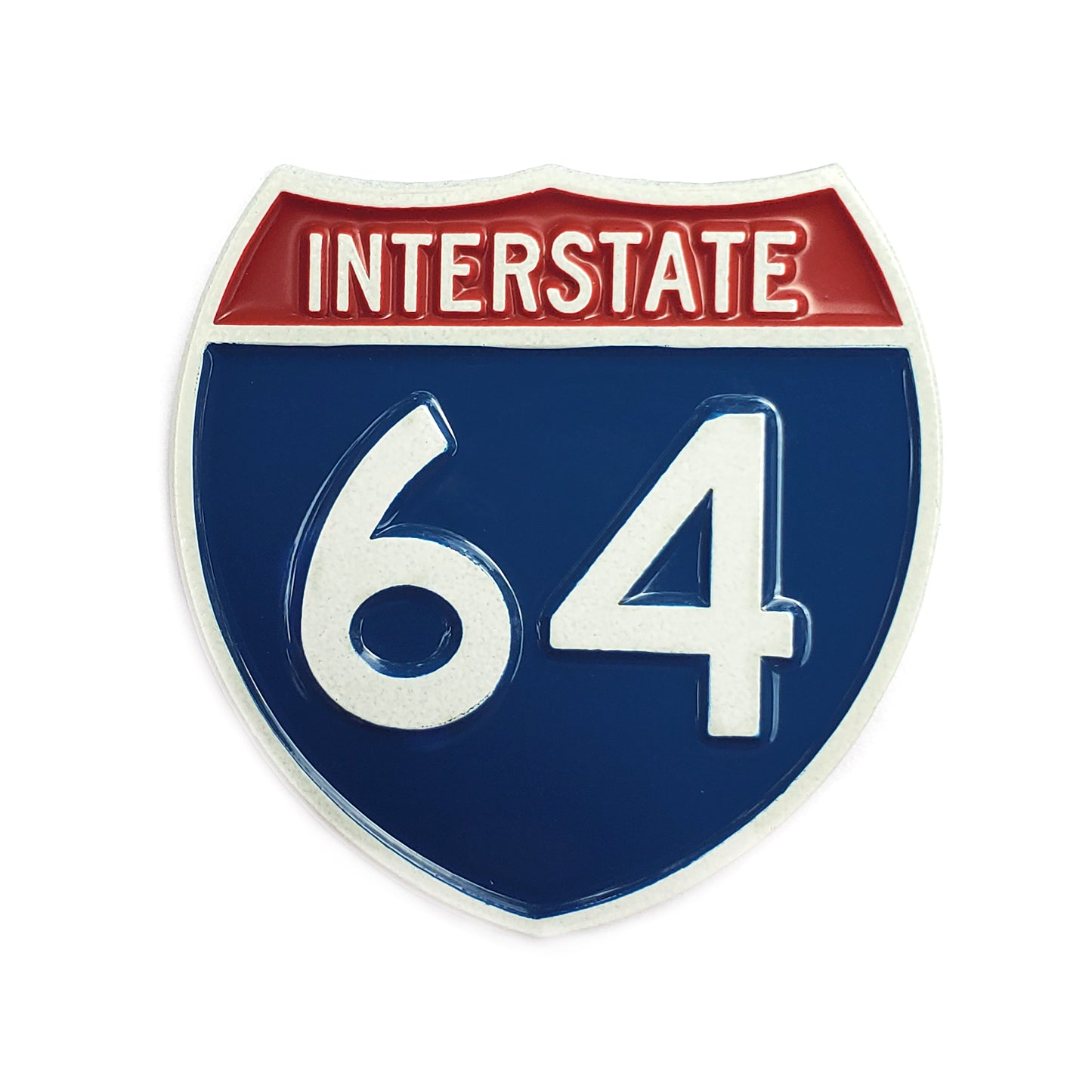 Interstate 64 Pin - Kolorspun Enamel Pins