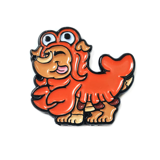 Lobster Dog Pin - Kolorspun Enamel Pins