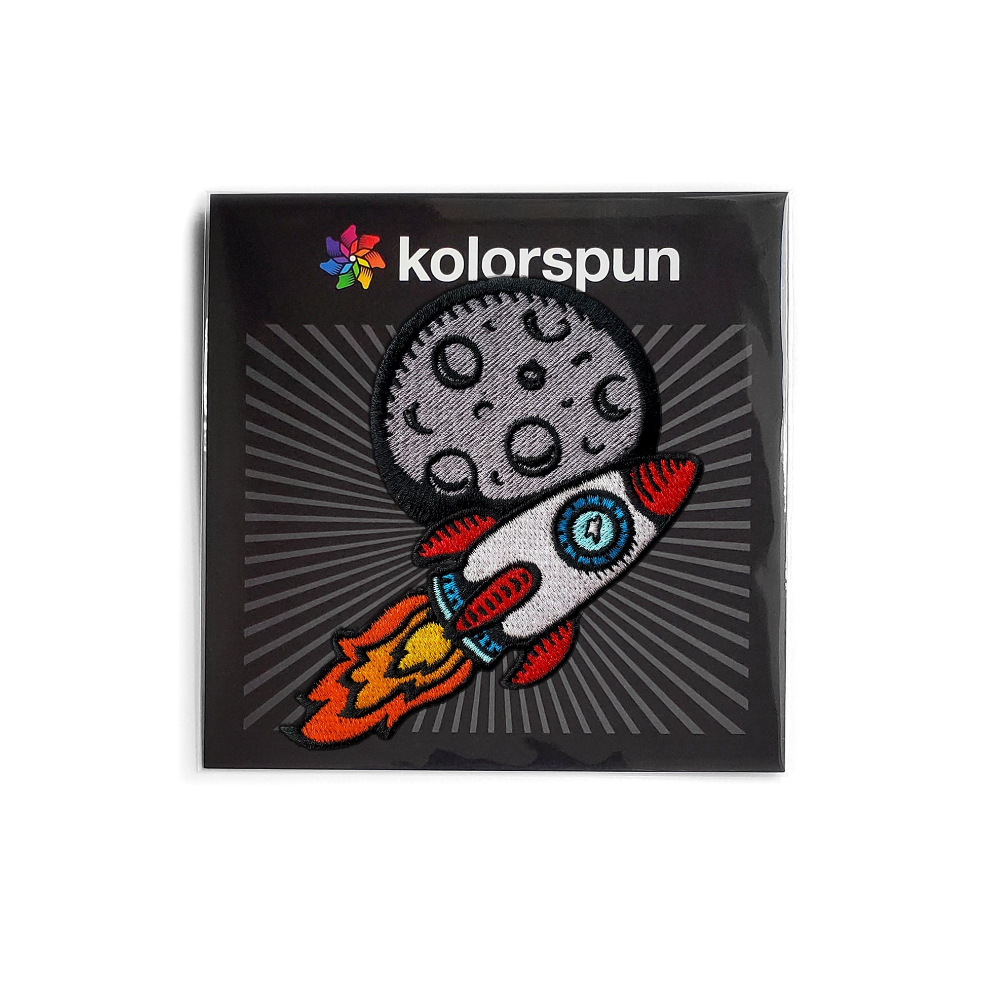 Rocket Ship Patch - Kolorspun Enamel Pins