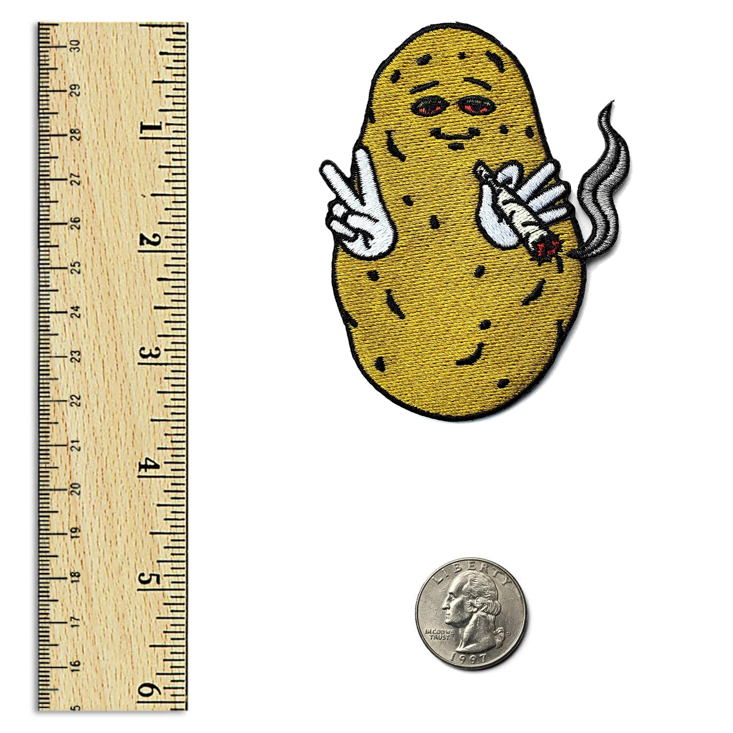 Baked Potato Patch - Kolorspun Enamel Pins