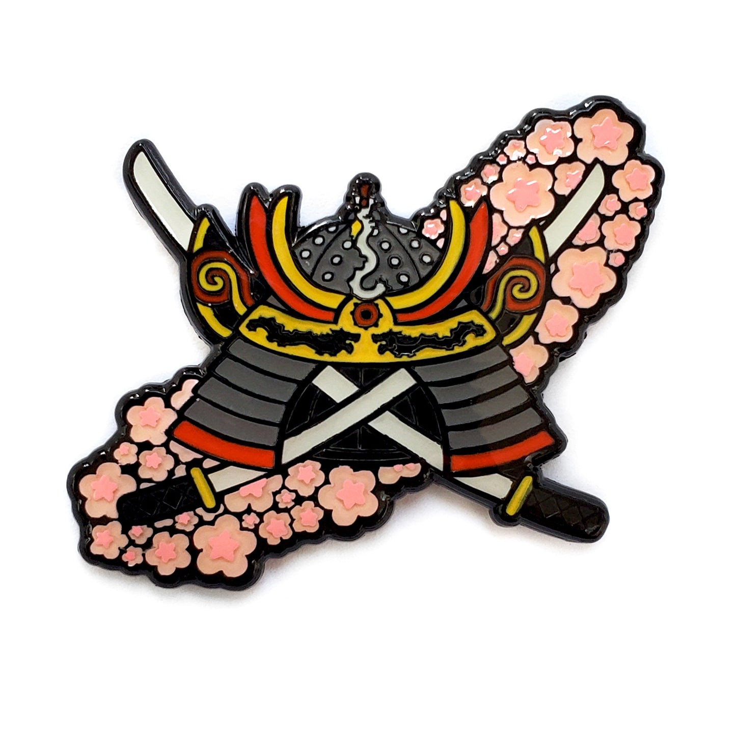 Sakura Samurai Pin - Kolorspun Enamel Pins