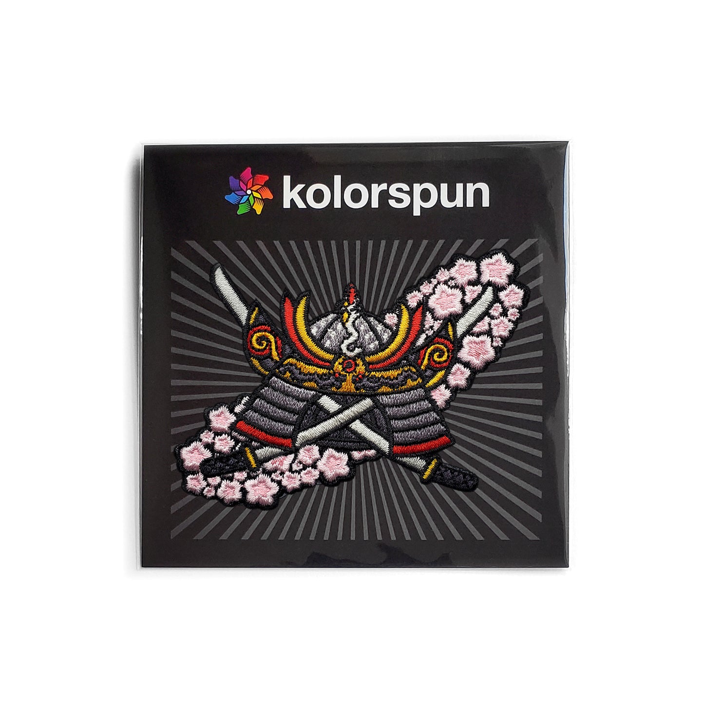 Sakura Samurai Patch - Kolorspun Enamel Pins