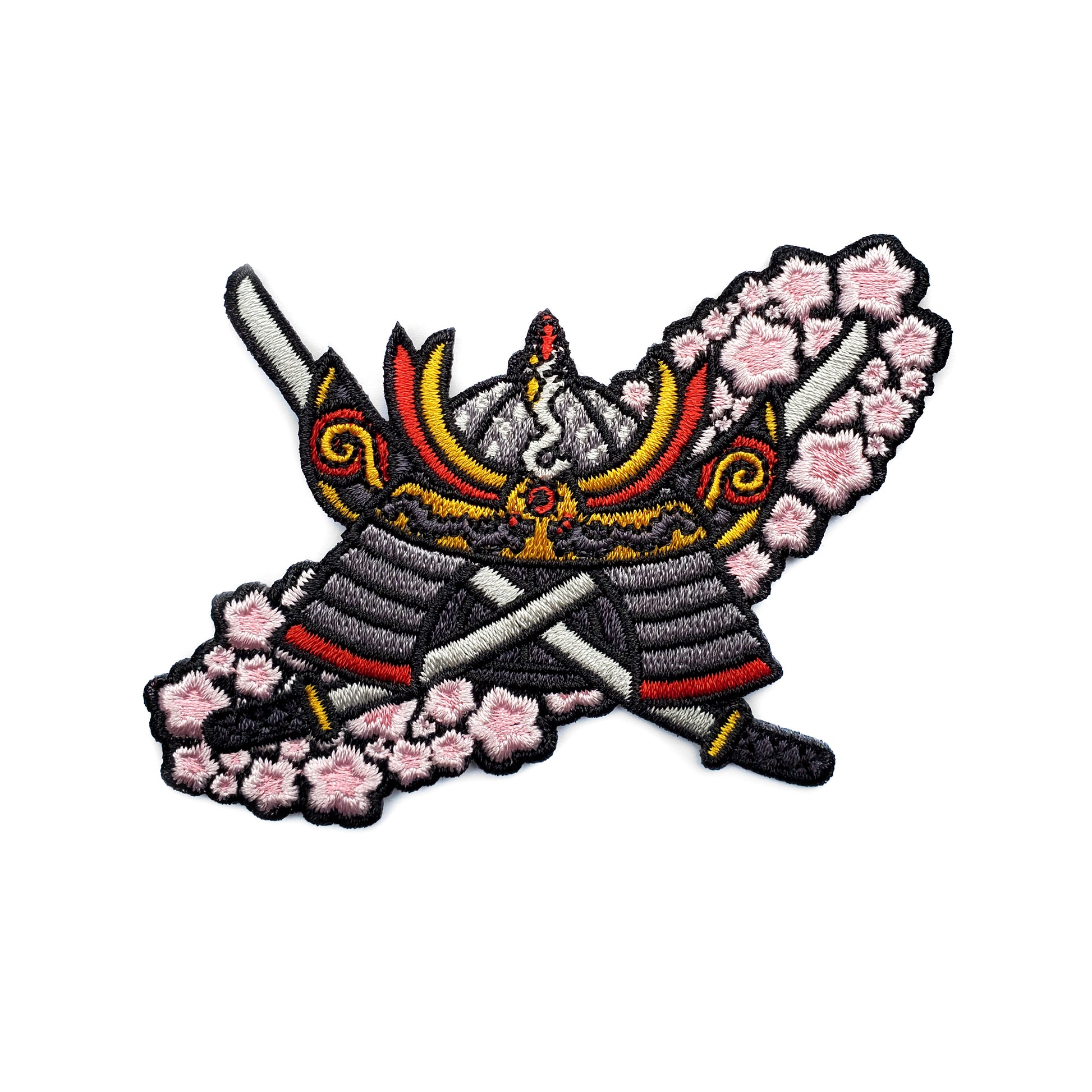 Sakura Samurai Patch - Kolorspun Enamel Pins