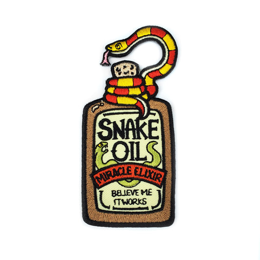 Snake Oil Patch - Kolorspun Enamel Pins