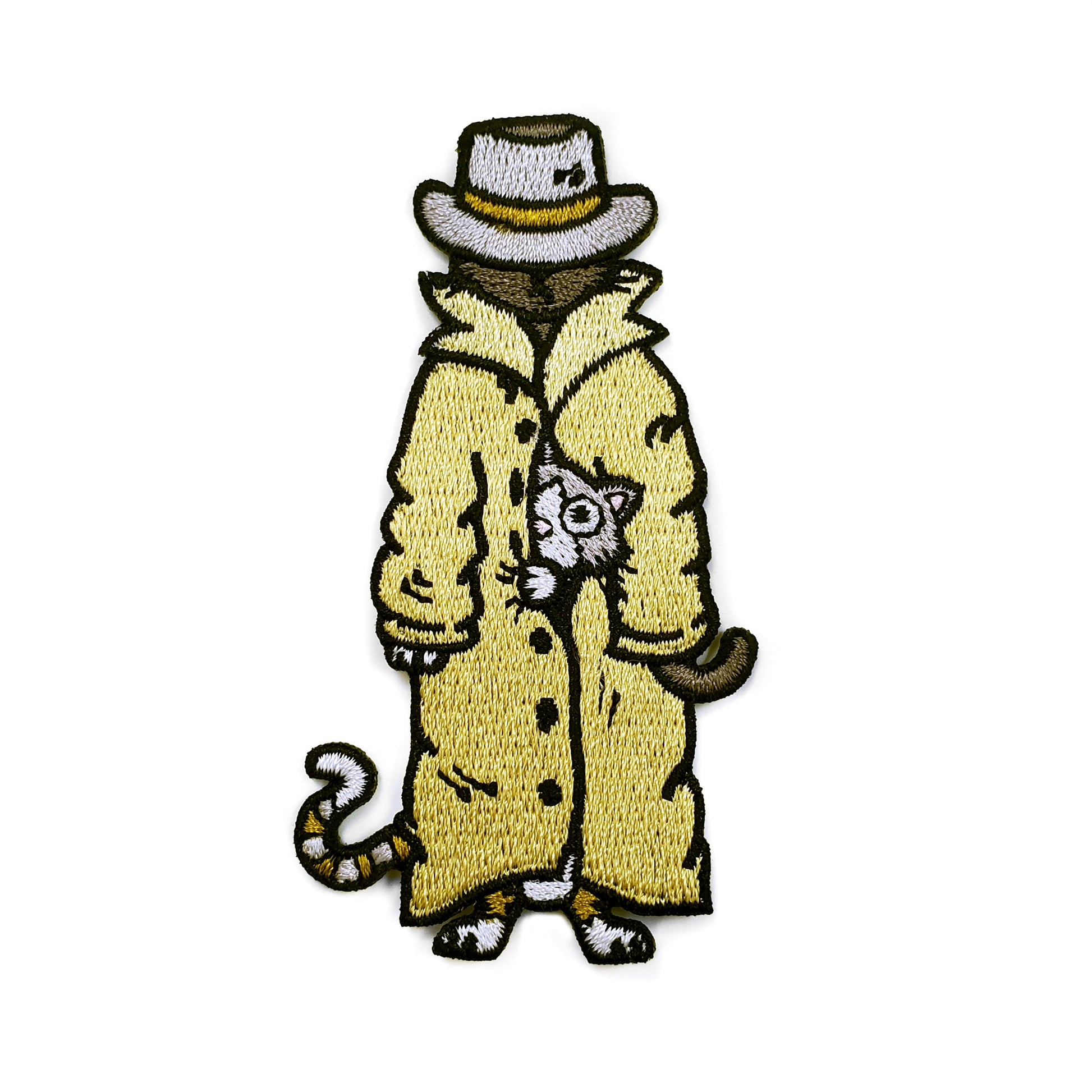 Trench Coat Cats Patch - Kolorspun Enamel Pins
