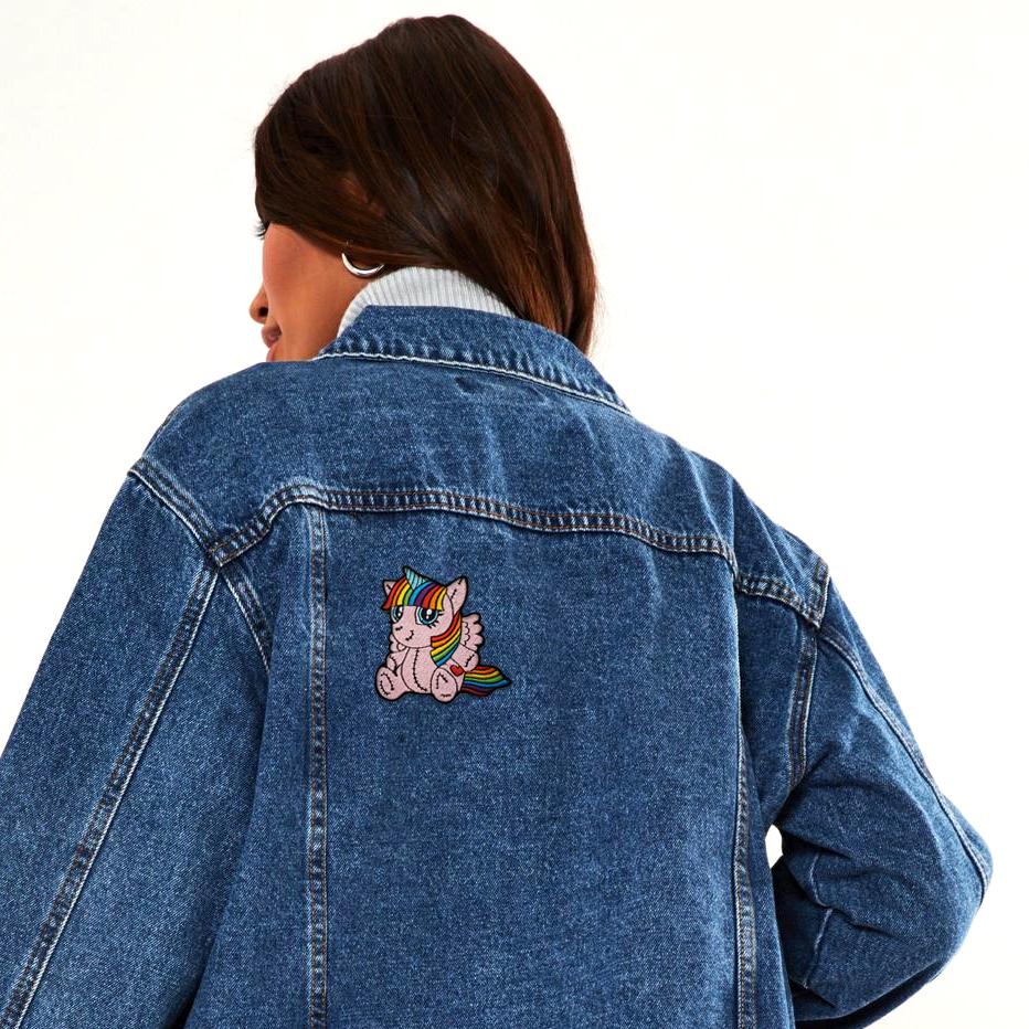 Plush Unicorn Patch - Kolorspun Enamel Pins