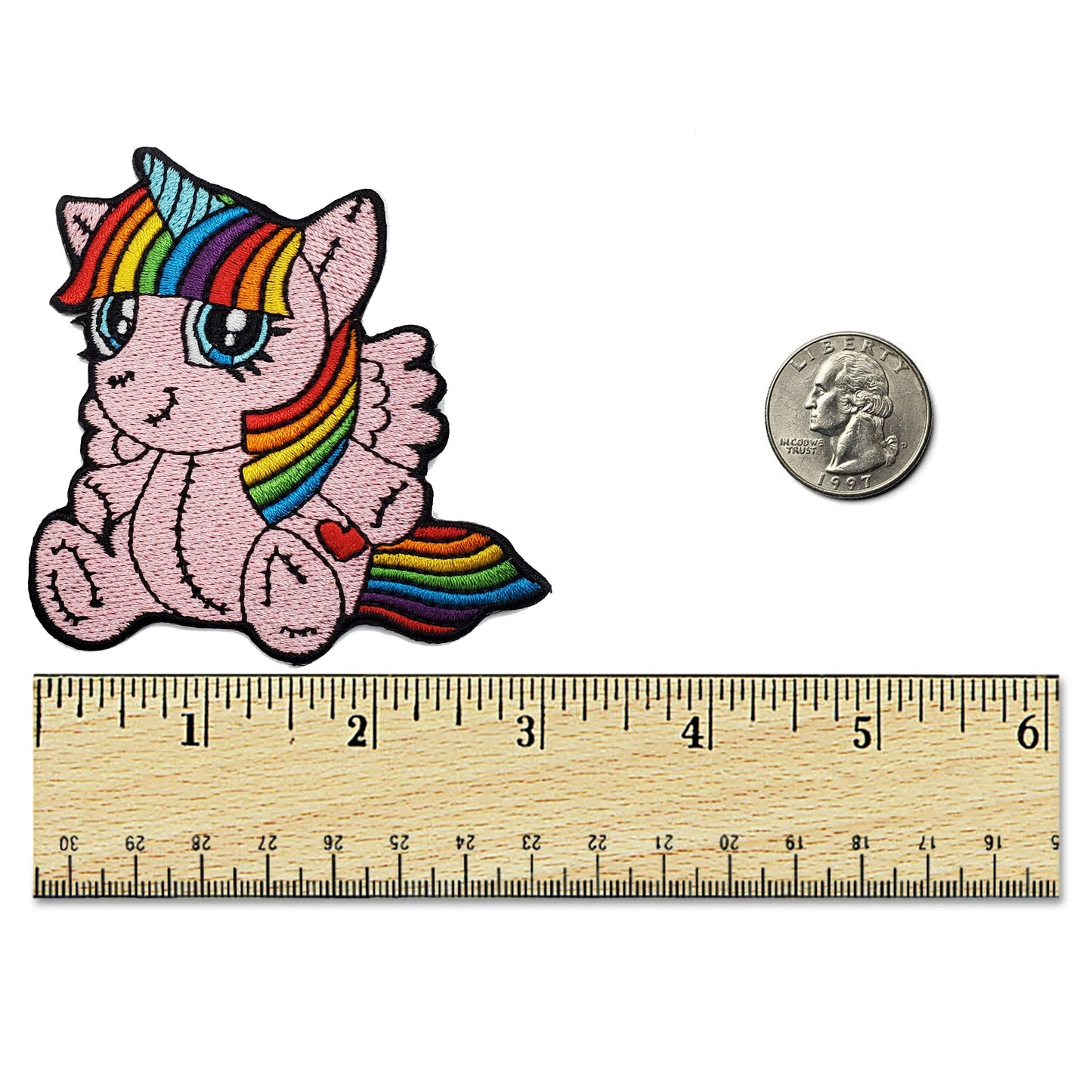 Plush Unicorn Patch - Kolorspun Enamel Pins