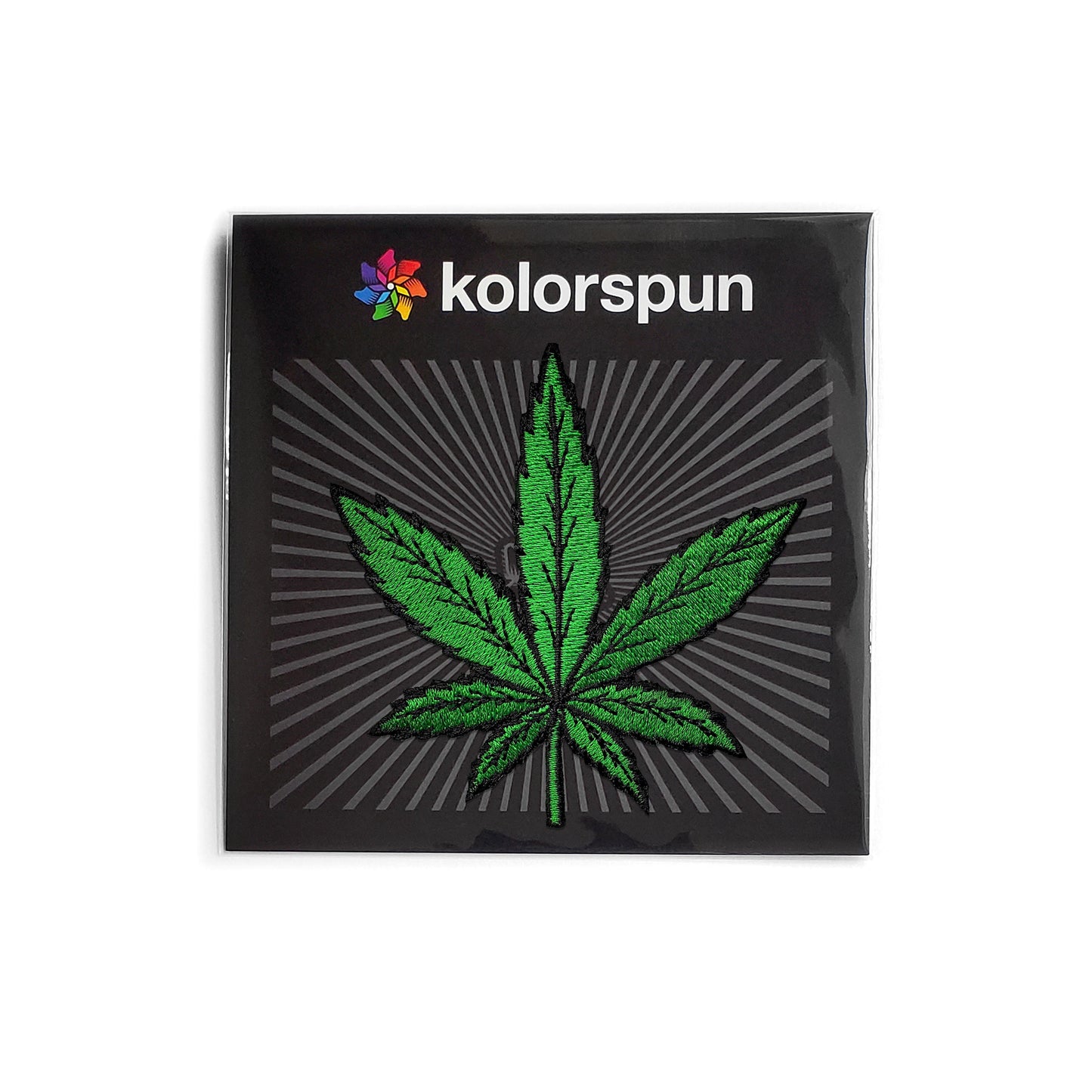 Cannabis Leaf Patch - Kolorspun Enamel Pins