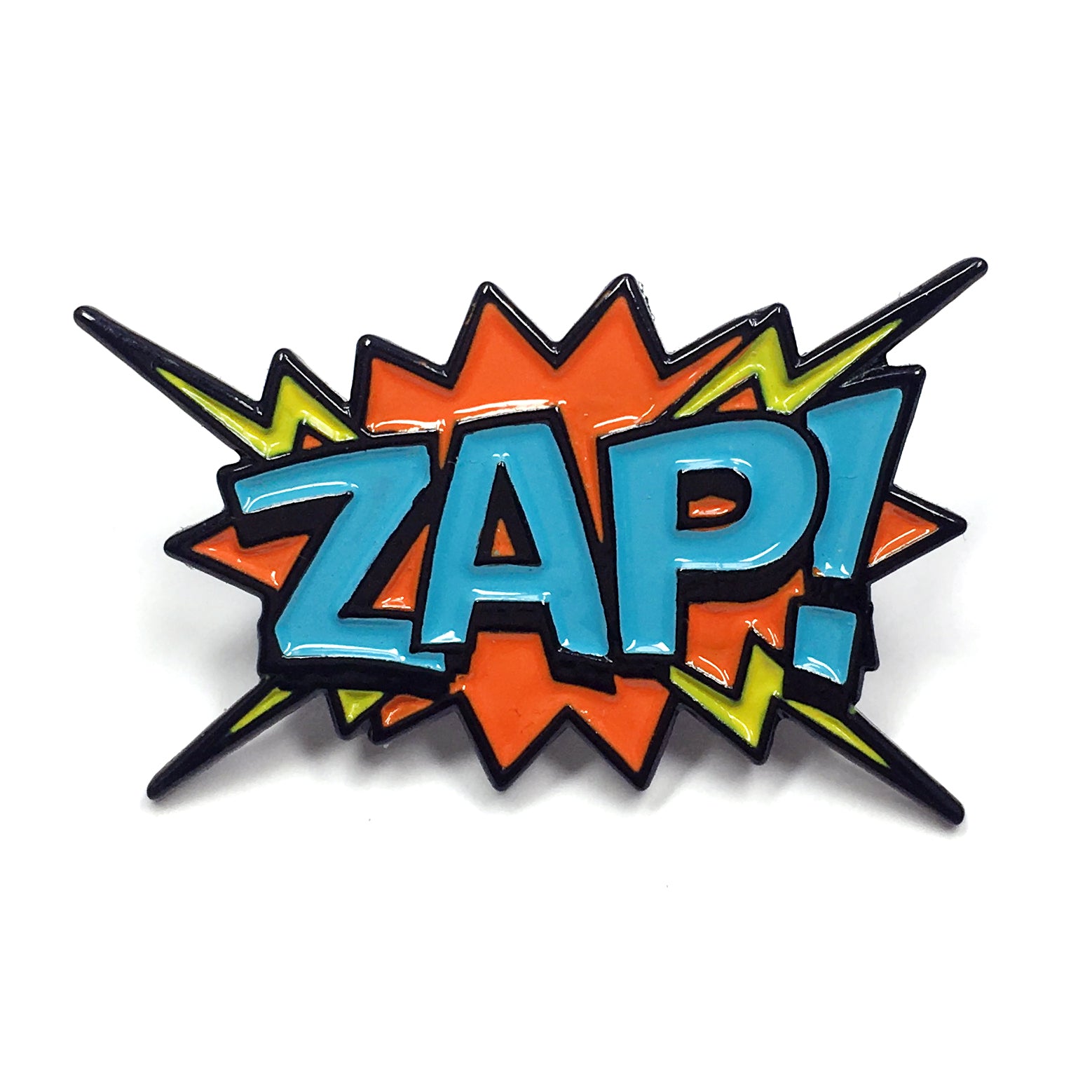 "ZAP!" Pop Art Pin - Kolorspun Enamel Pins