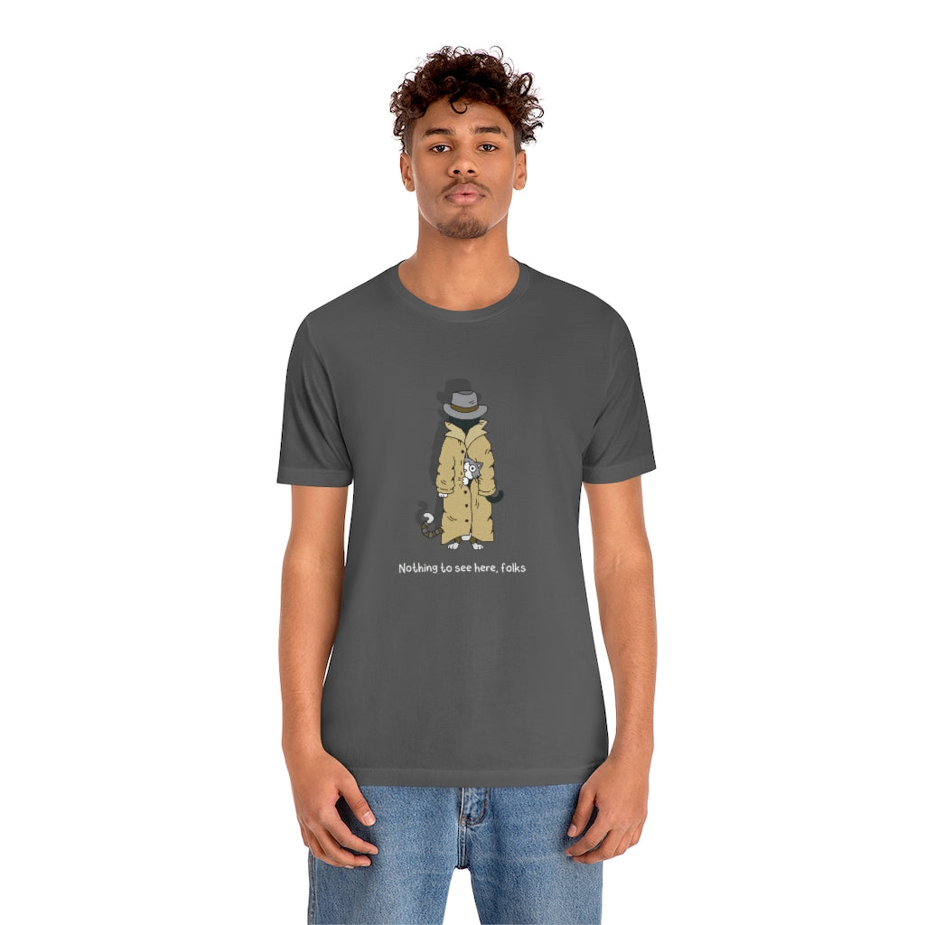 3 Cats in a Trench Coat Shirt - Kolorspun Enamel Pins