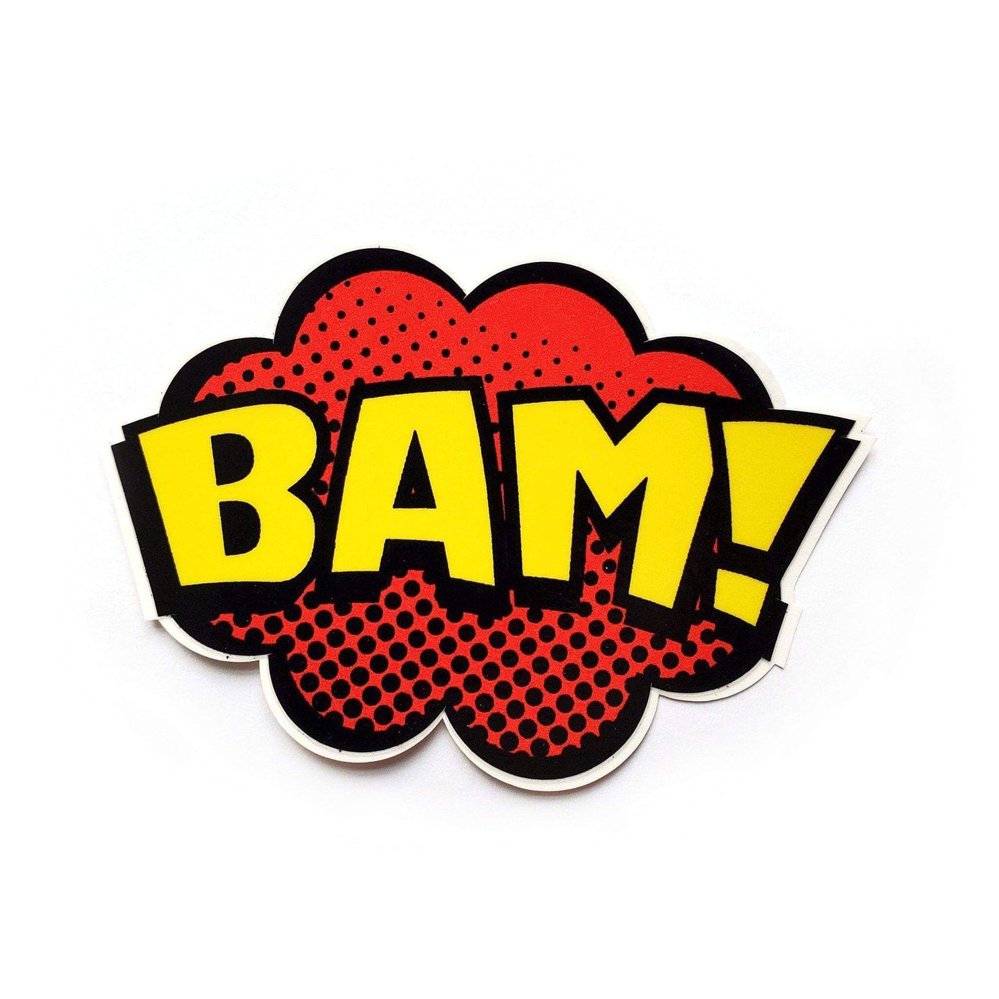 "BAM" Comic Book Sticker - Kolorspun Enamel Pins