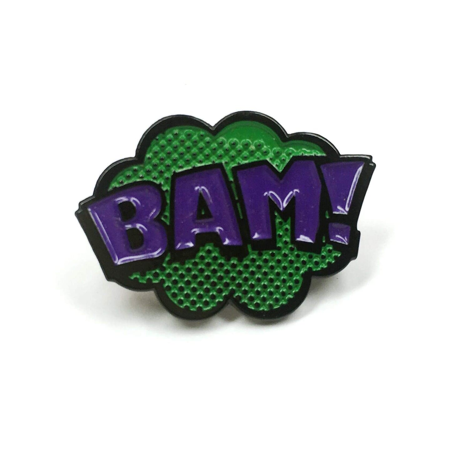 "BAM!" Pop Art Pin - Kolorspun Enamel Pins
