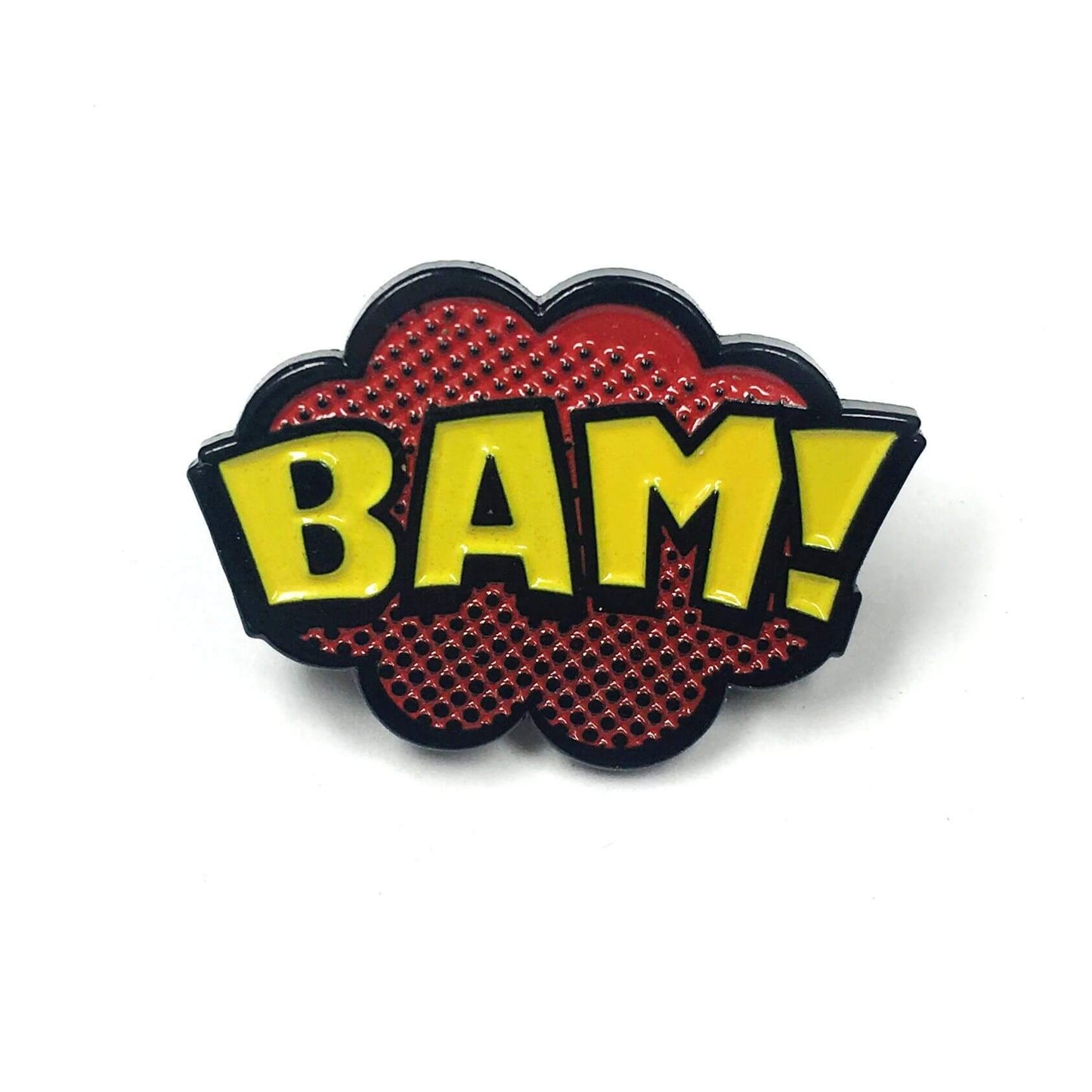 "BAM!" Pop Art Pin - Kolorspun Enamel Pins