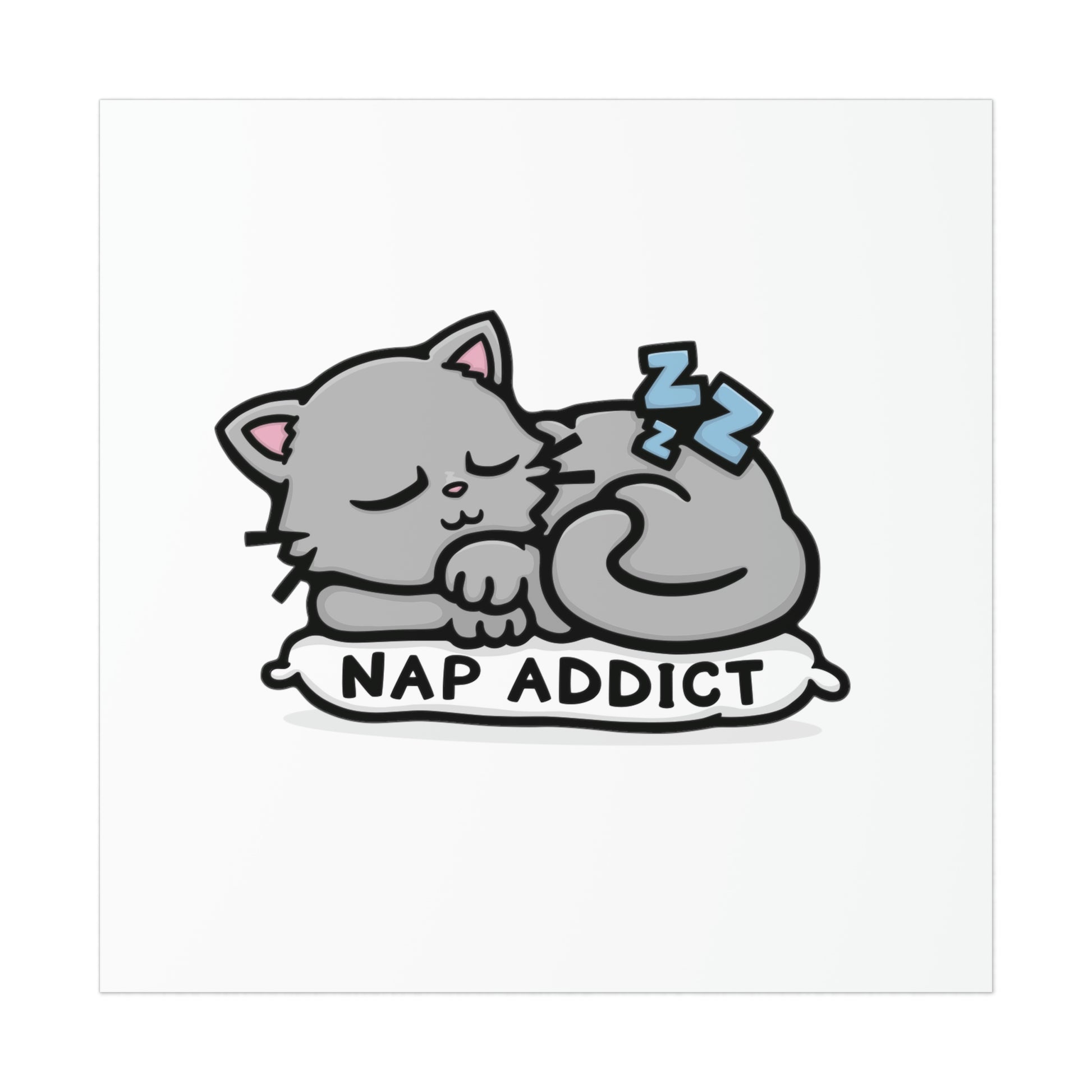 Nap Addict Cat Print - Kolorspun Enamel Pins