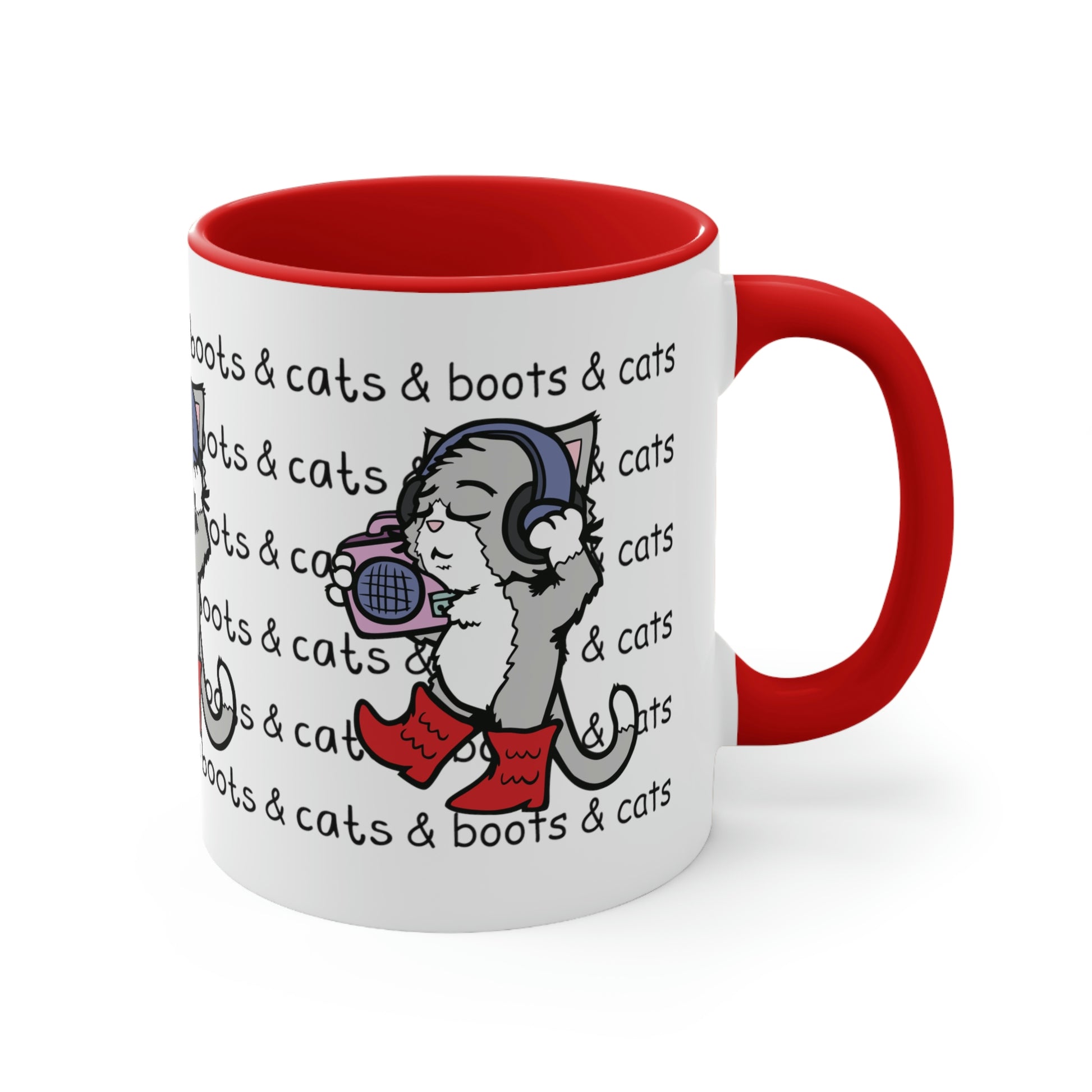 Boots & Cats Mug - Kolorspun Enamel Pins