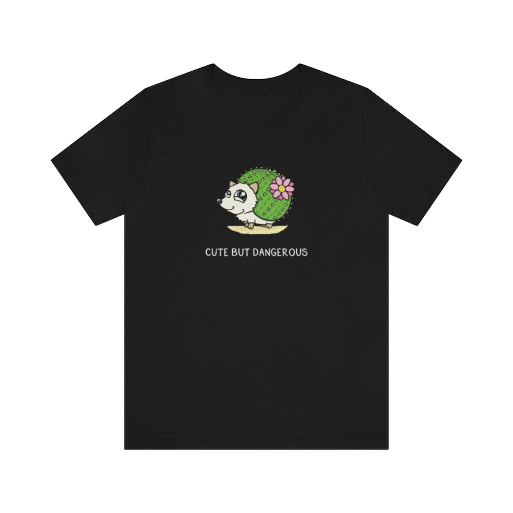 Cactus Hedgehog Shirt - Kolorspun Enamel Pins
