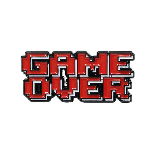 Game Over Pixel Pin - Kolorspun Enamel Pins