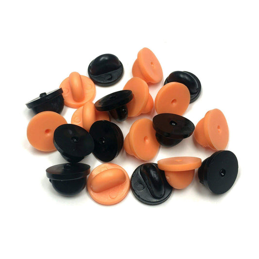Halloween Rubber Pin Backs - 20 Pack - Kolorspun Enamel Pins