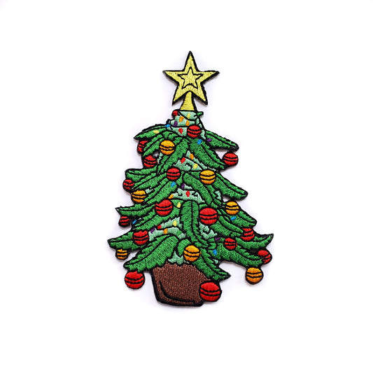 Cannabis Christmas Tree Patch - Kolorspun Enamel Pins