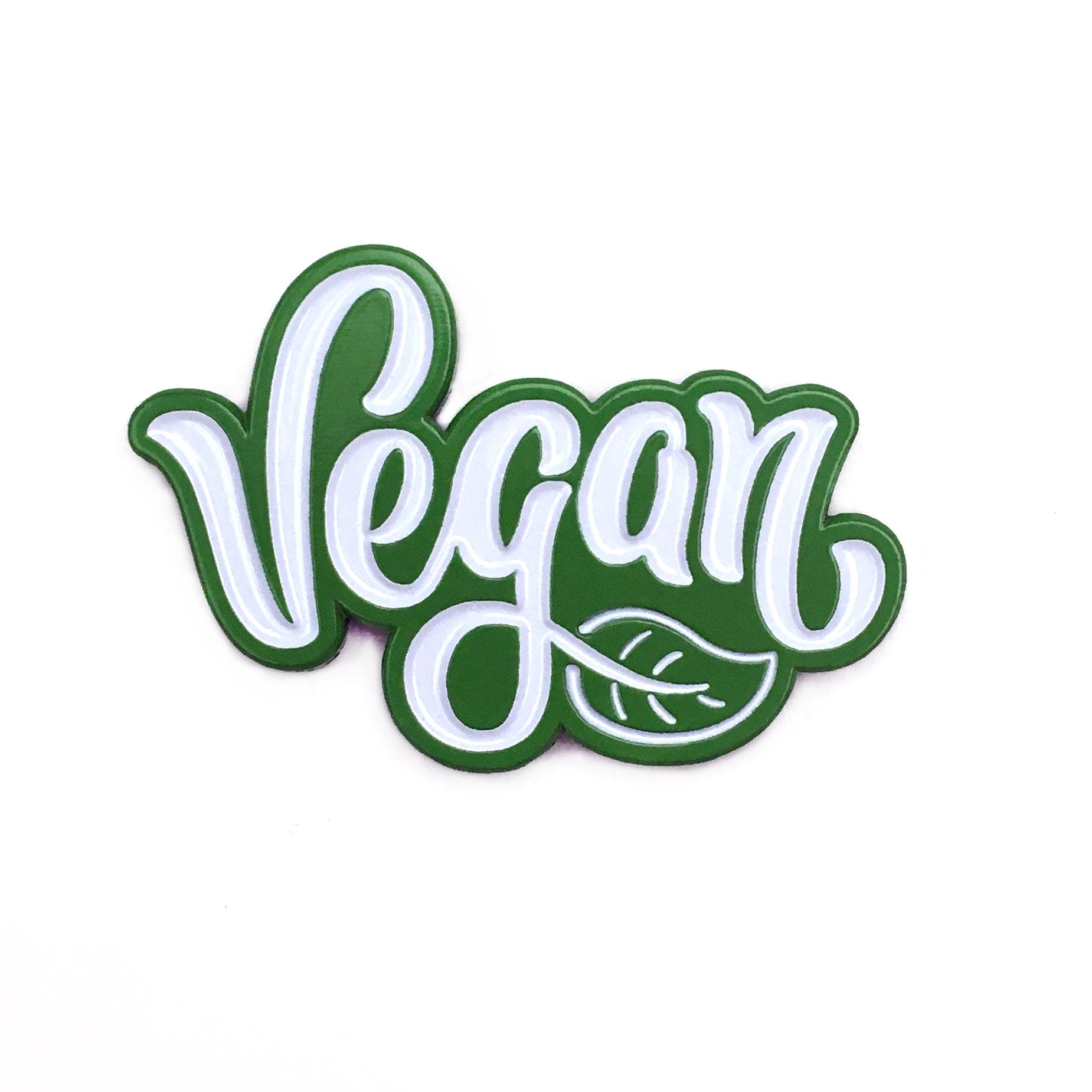 Vegan Fridge Magnet - Kolorspun Enamel Pins