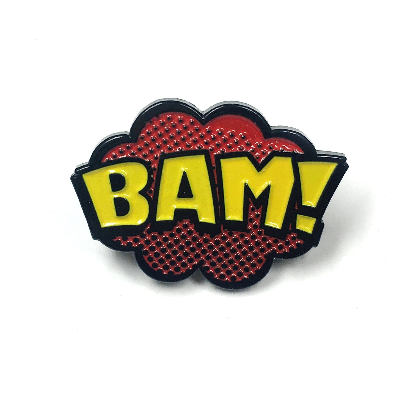 Bam Comic Book Fridge Magnet - Kolorspun Enamel Pins