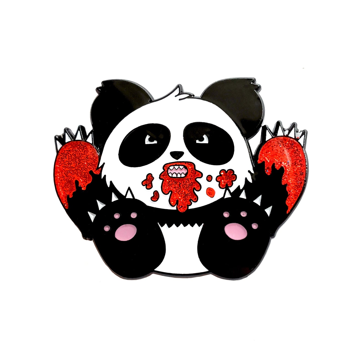 Panda Bear Fridge Magnet - Kolorspun Enamel Pins