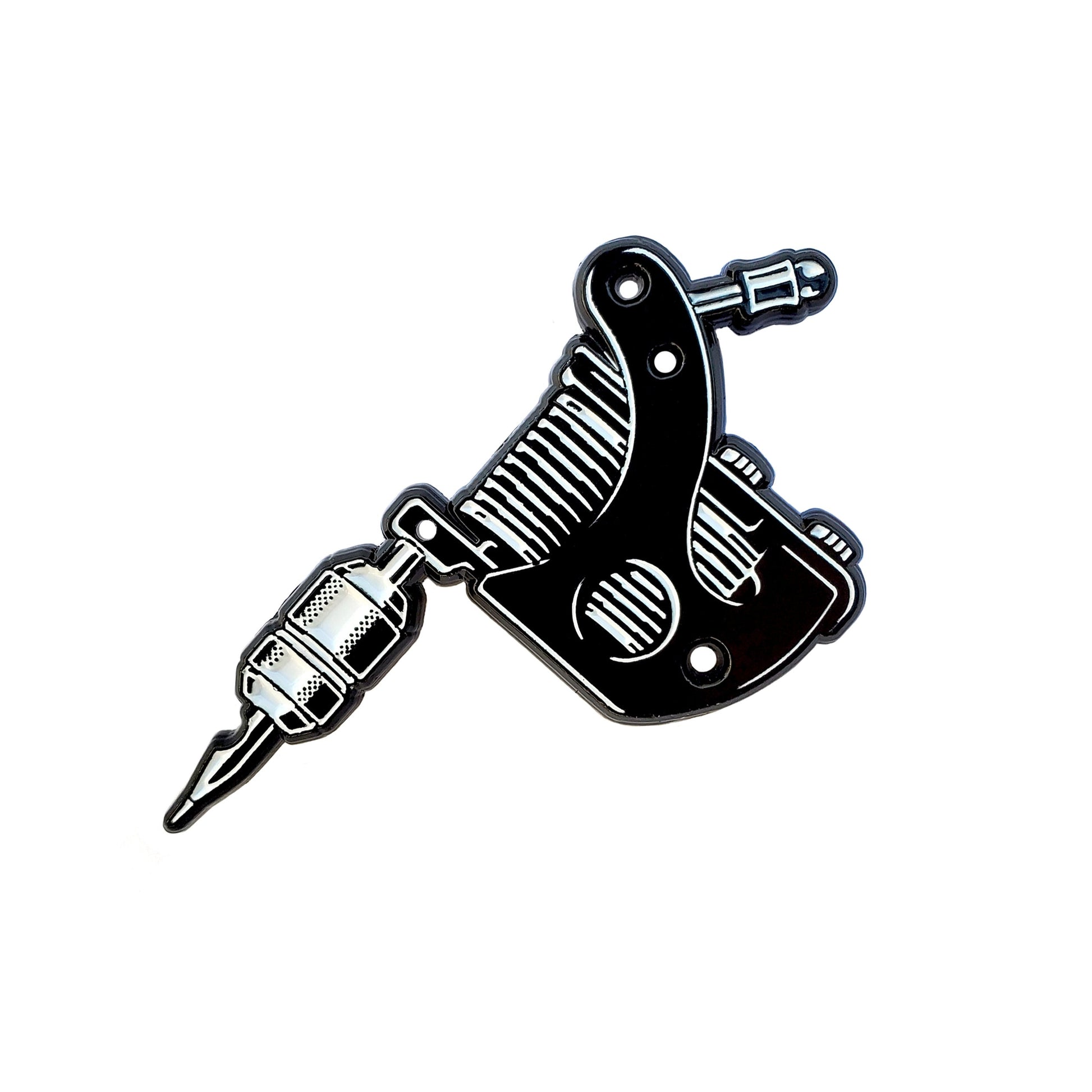 Tattoo Machine Fridge Magnet - Kolorspun Enamel Pins