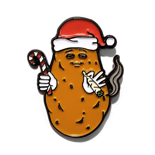 Christmas Baked Potato Fridge Magnet - Kolorspun Enamel Pins