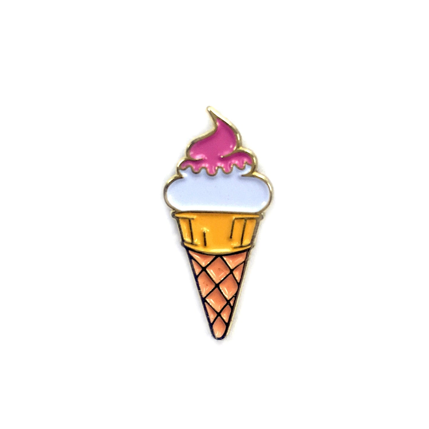 Ice Cream Fridge Magnet - Kolorspun Enamel Pins