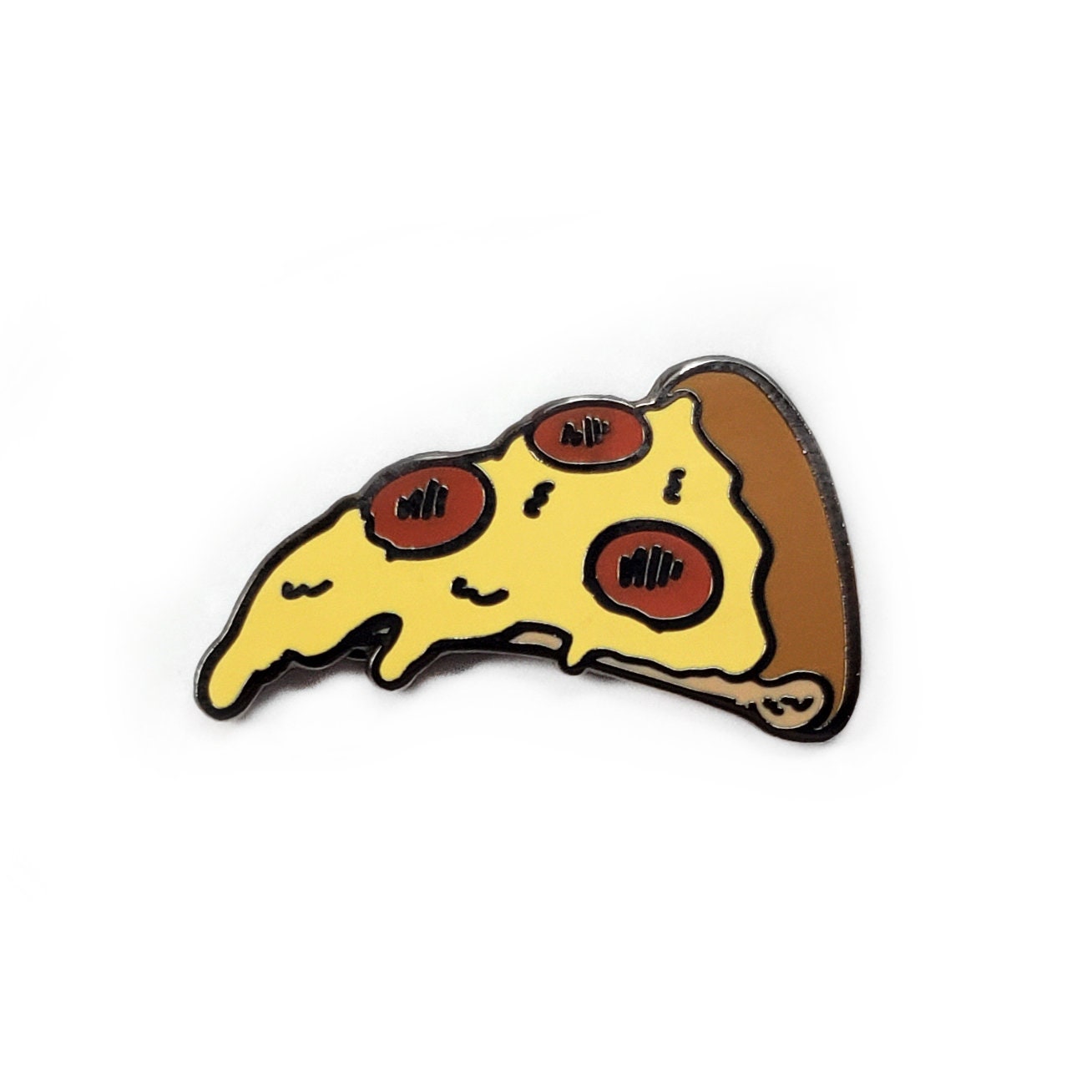 Pizza Slice Needle Minder - Kolorspun Enamel Pins