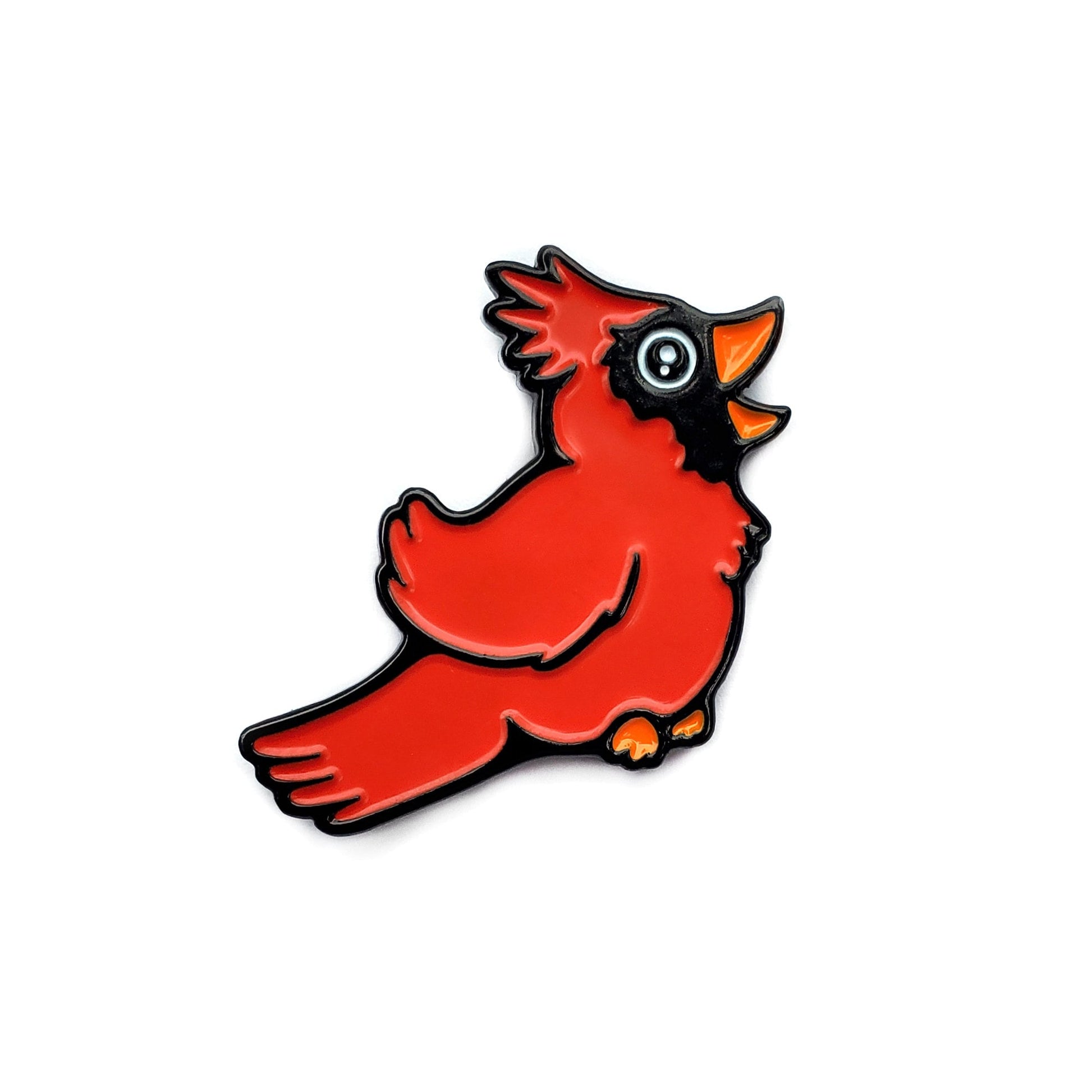 Cardinal Bird Golf Ball Marker - Kolorspun Enamel Pins